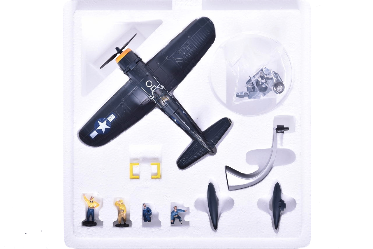 7743 - Corgi 1:72 F4U-1D Corsair Diecast Plane w/ Carrier Deck Set thumbnail