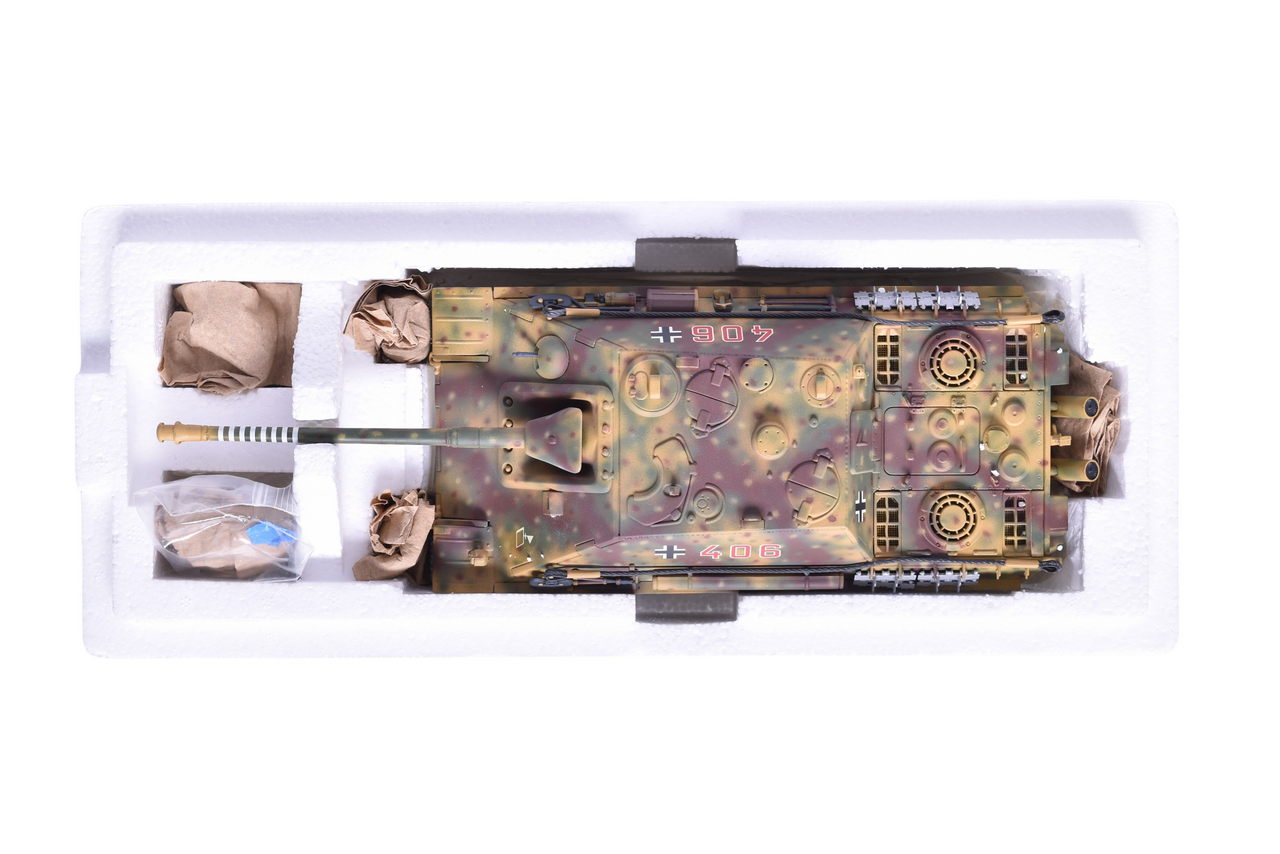 7780 - Minichamps 1:35 Panzerkampfwagen V Jagdpanther Diecast WWII Military Tank thumbnail