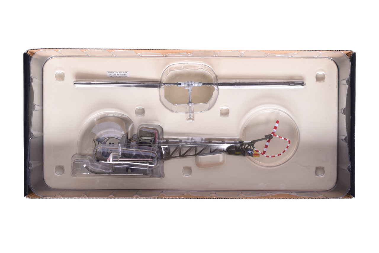 7833 - Corgi 1:48 H13 Bell Helicopter US Army Medical Service Corps Diecast Korean War Military Aircraft thumbnail