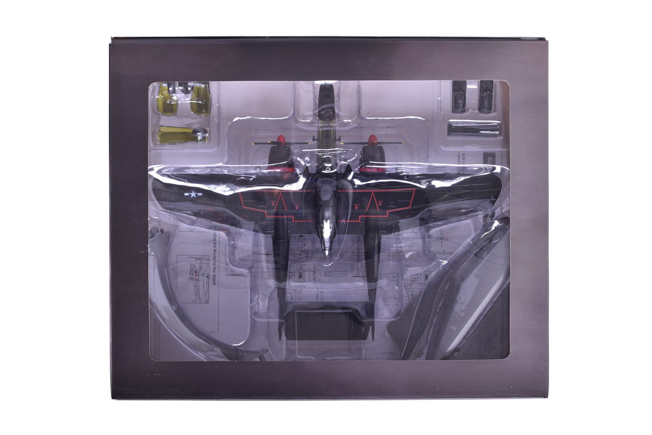 7848 - Air Force 1 Model 1:72 Northrop P-61B Black Widow Diecast US Military Plane Model thumbnail