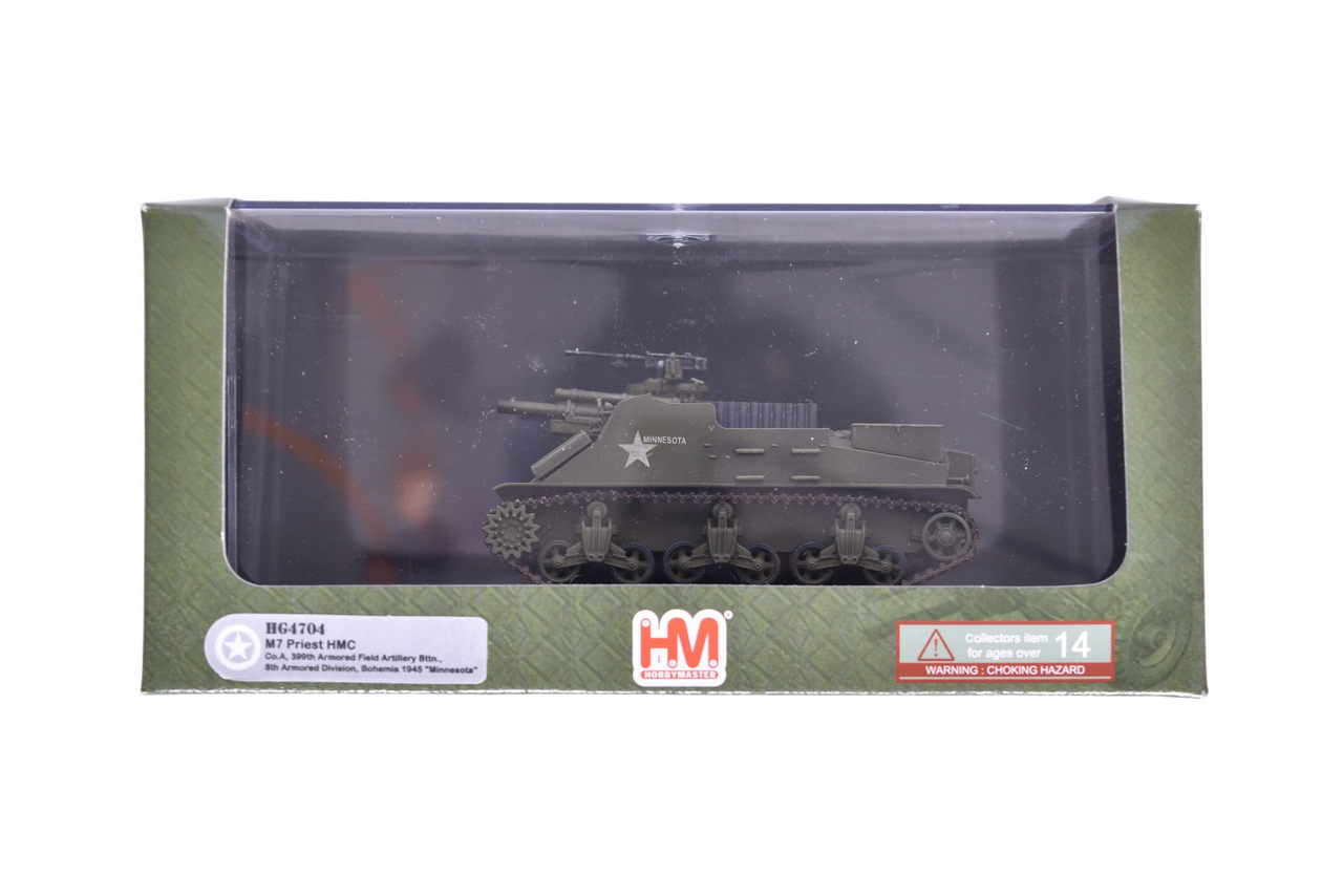 7881 - Hobby Master 1:72 M7 Priest HMC 'Minnesota' Diecast WWII US Military Tank thumbnail