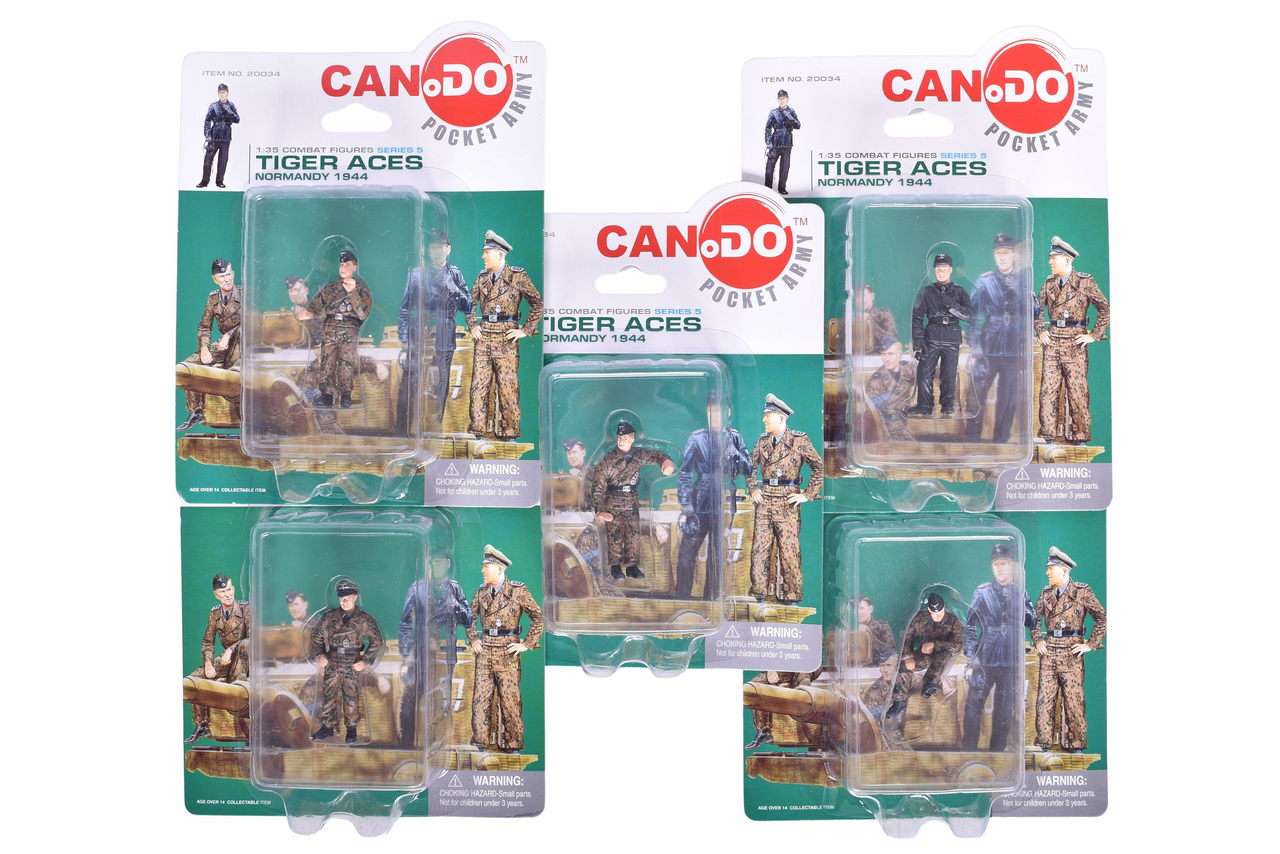 7893 - Five Dragon 1:35 Can.Do Pocket Army WWII Combat Figures - Tiger Aces Normandy 1944 thumbnail