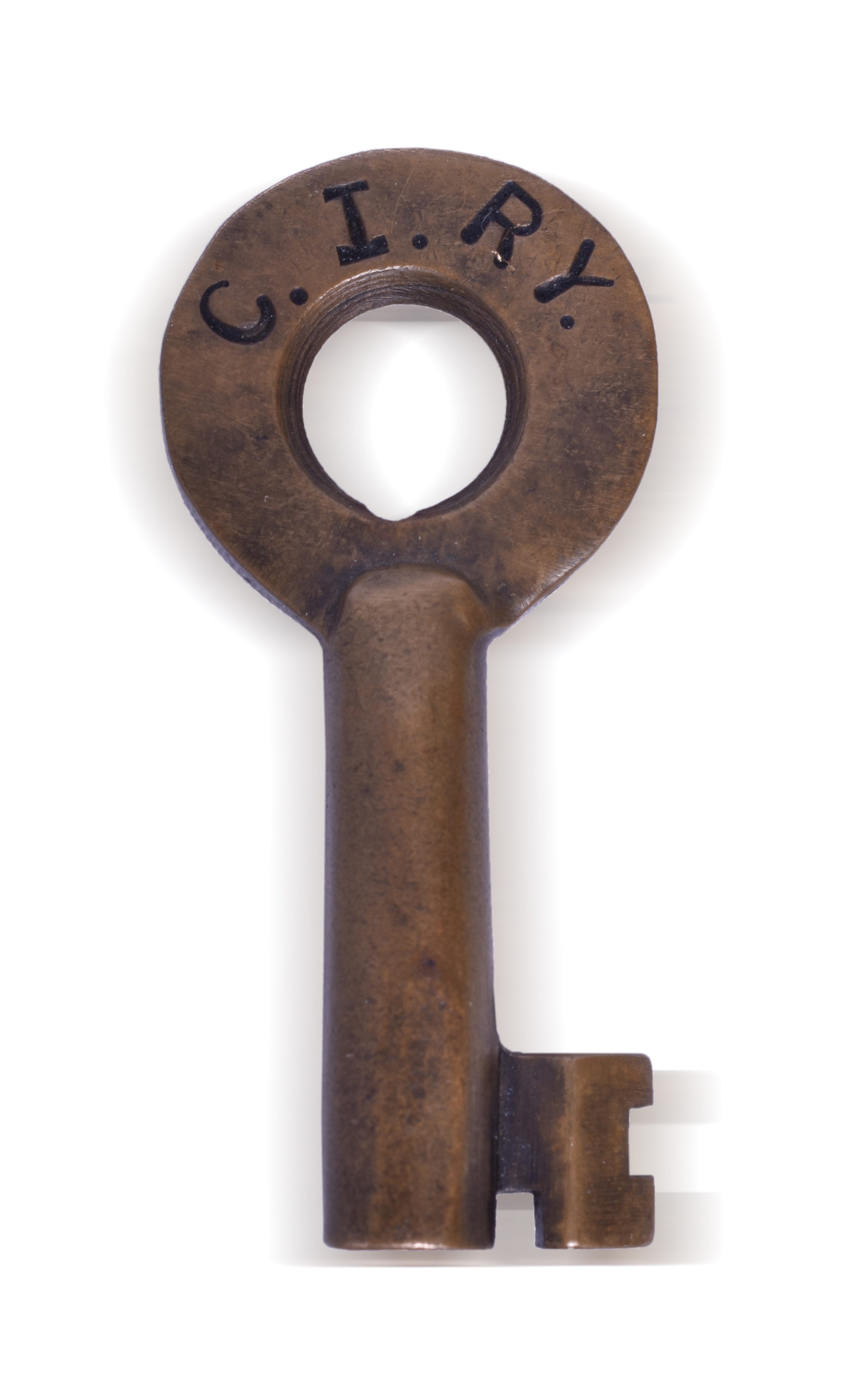 2008 - Central Indiana Railway Brass A&W Switch Key thumbnail