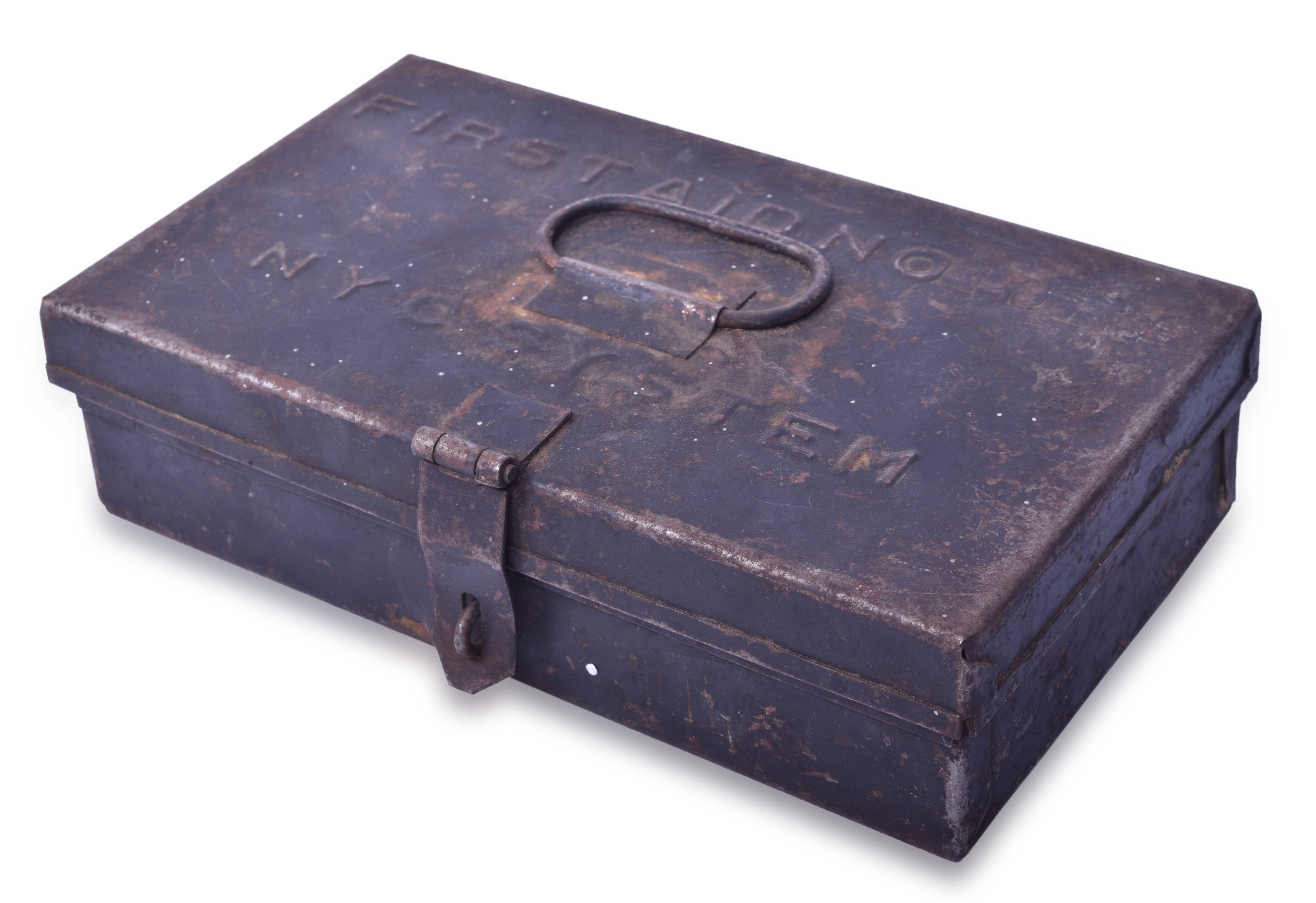 2011 - New York Central System / Railroad Metal First Aid Kit Box thumbnail
