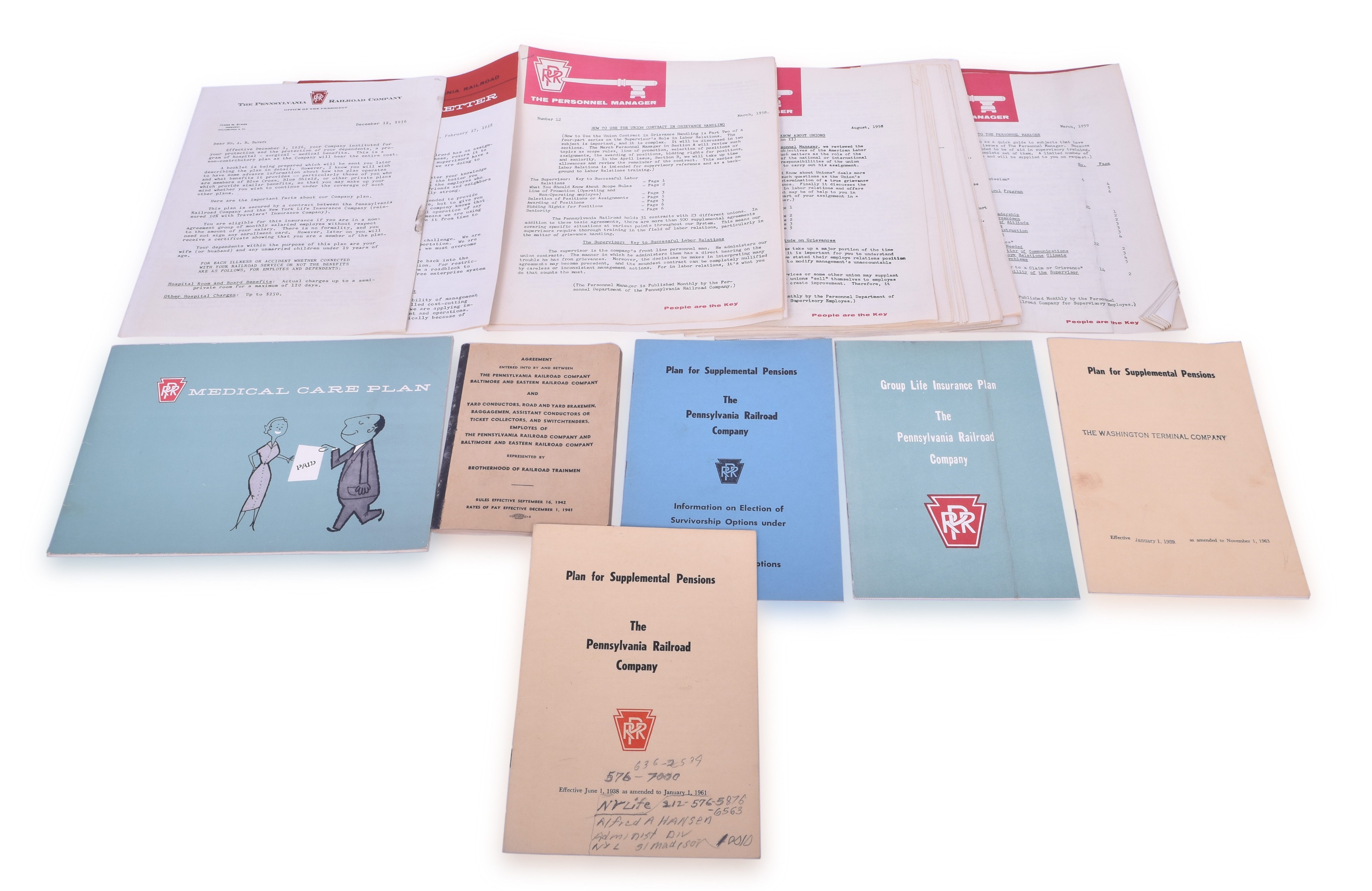 2023 - 26 issues The Personnel Manager Group - Pennsylvania Railroad Life Insurance and Pension Booklets, and The Personnel Manager Group thumbnail