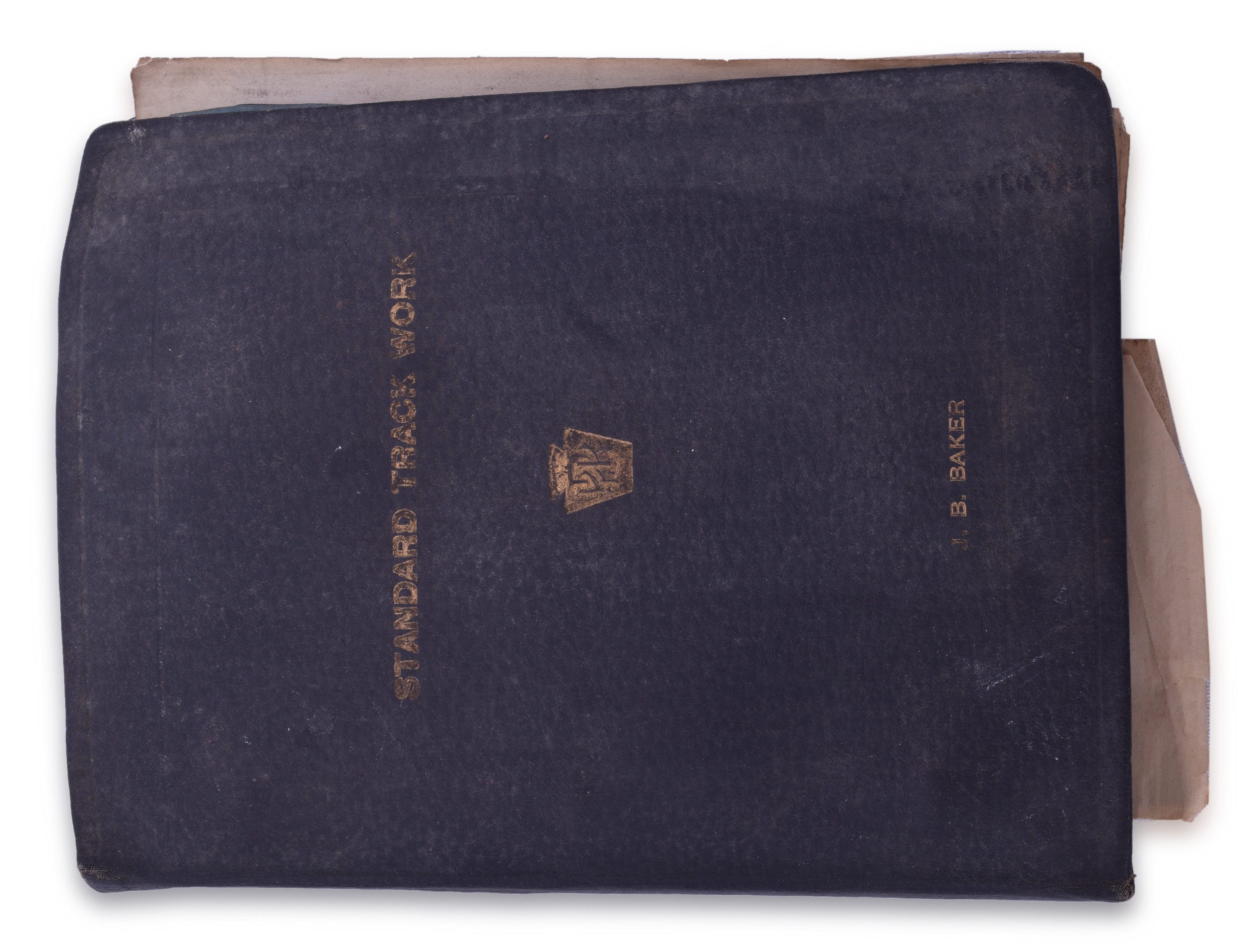 2043 - Pennsylvania Railroad 1917-1918 Standard Track Work Book - Personalized Cover thumbnail