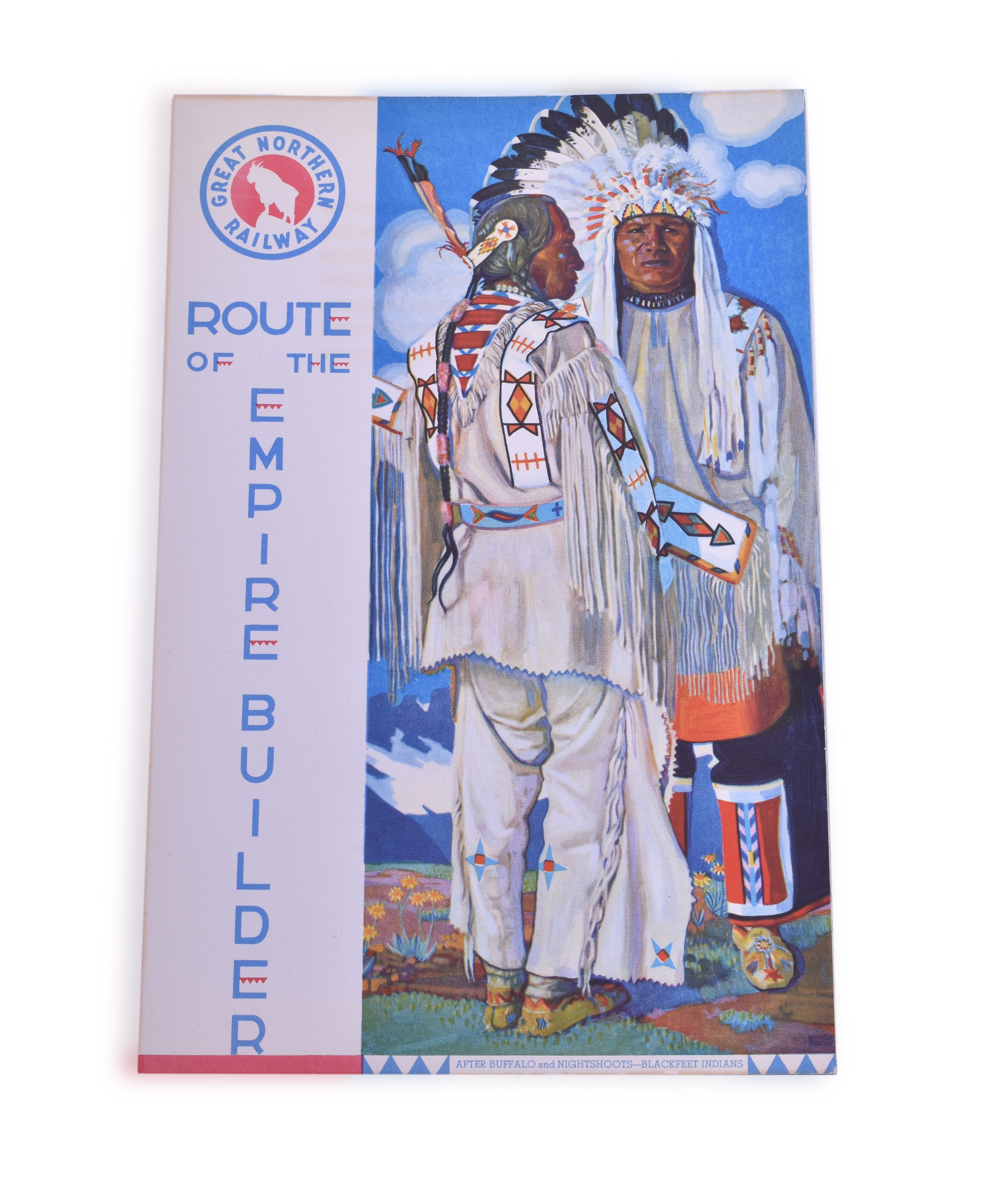 2047 - Great Northern Railway Railroad 1937 Franklin D. Roosevelt Presidential Re-Election Campaign Trail Menu thumbnail