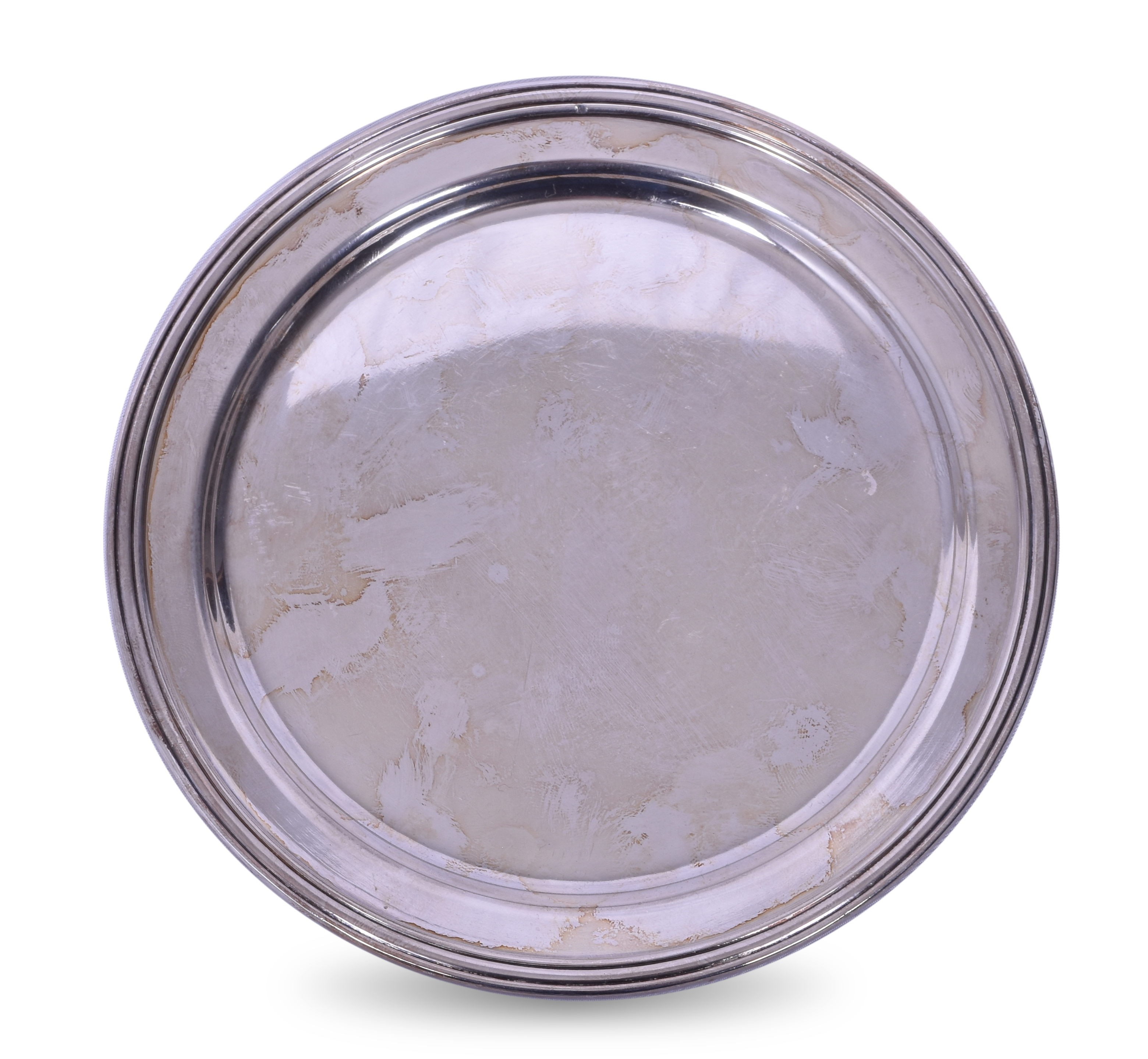 2081 - International Silver Co. Chicago & North Western Railway Small Round Plate thumbnail