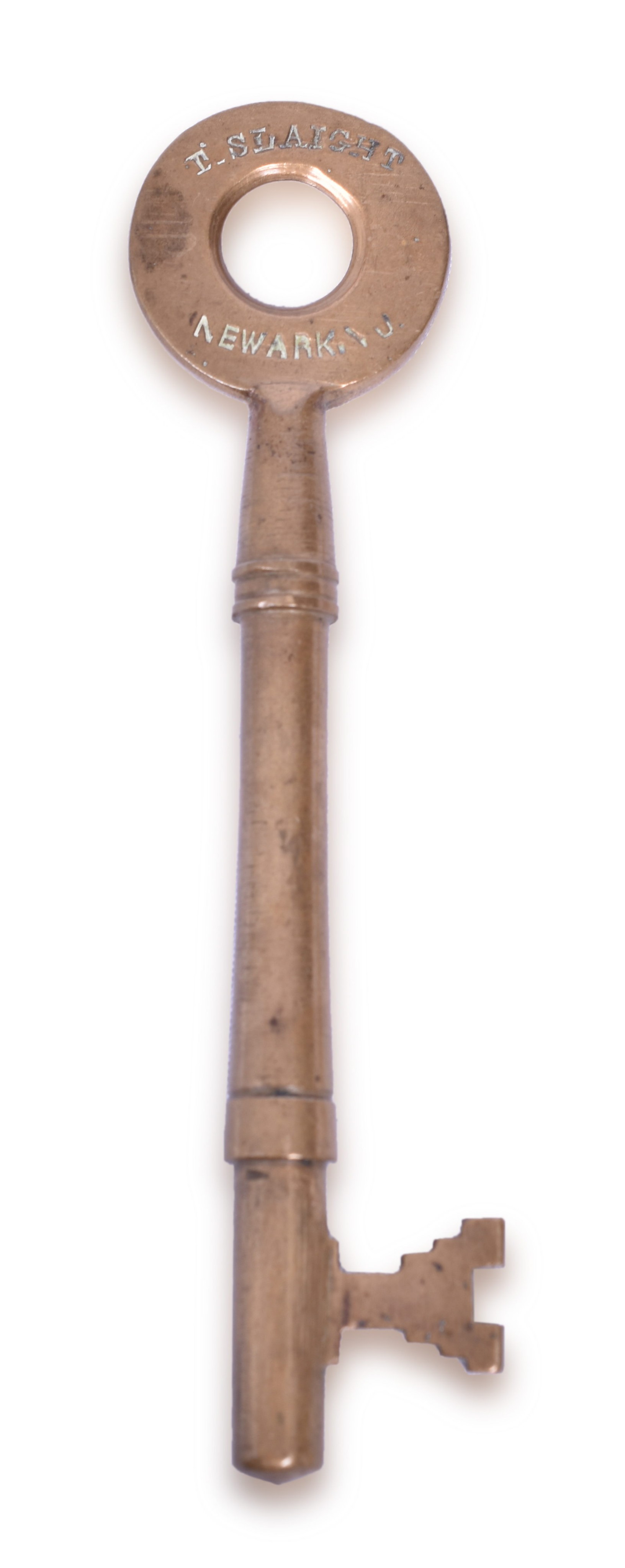 2124 - New York and New England Railroad T. Slaight Station Key thumbnail