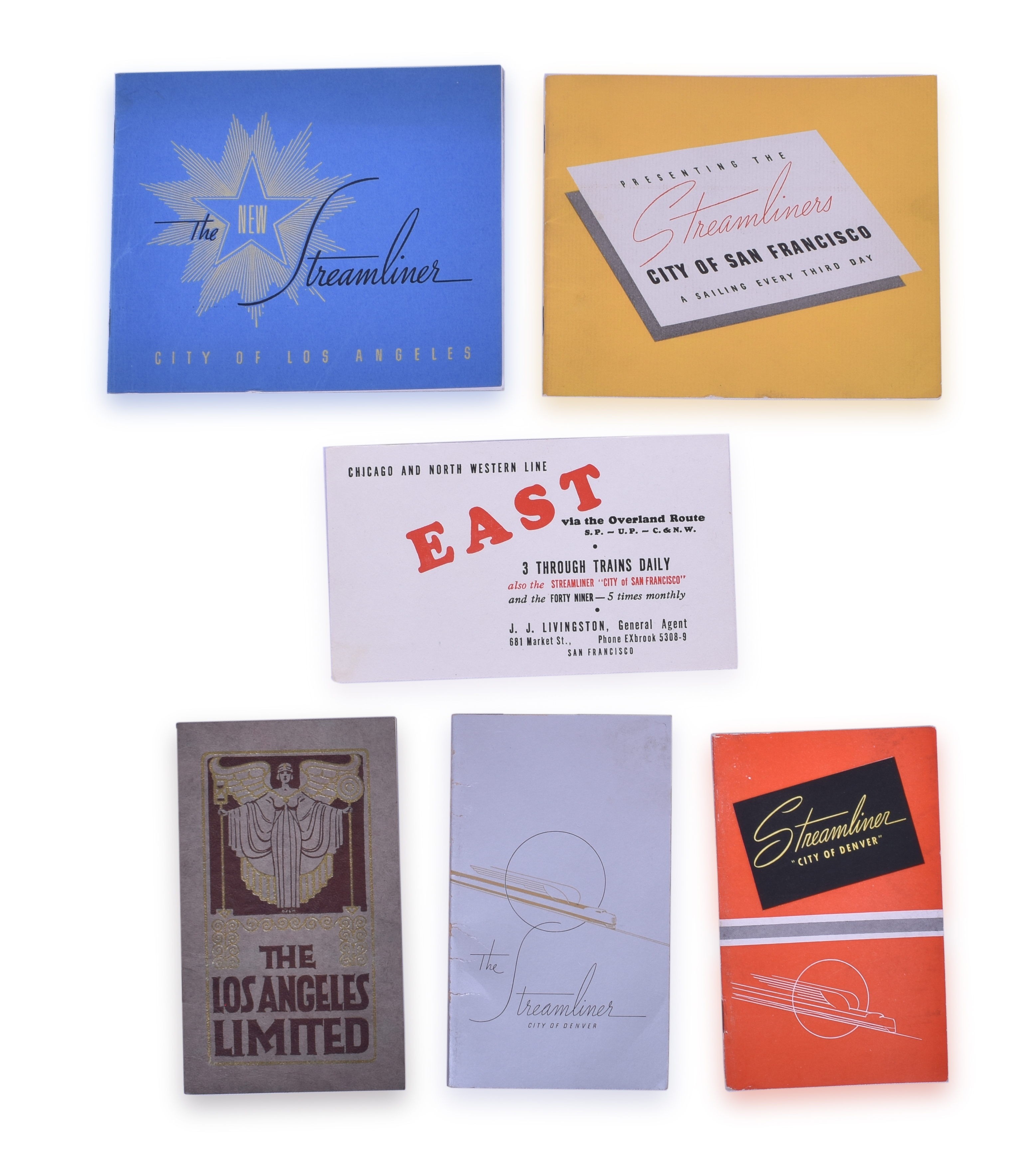 2129 - Chicago & North Western Union Pacific Railway Streamliner Booklets. thumbnail