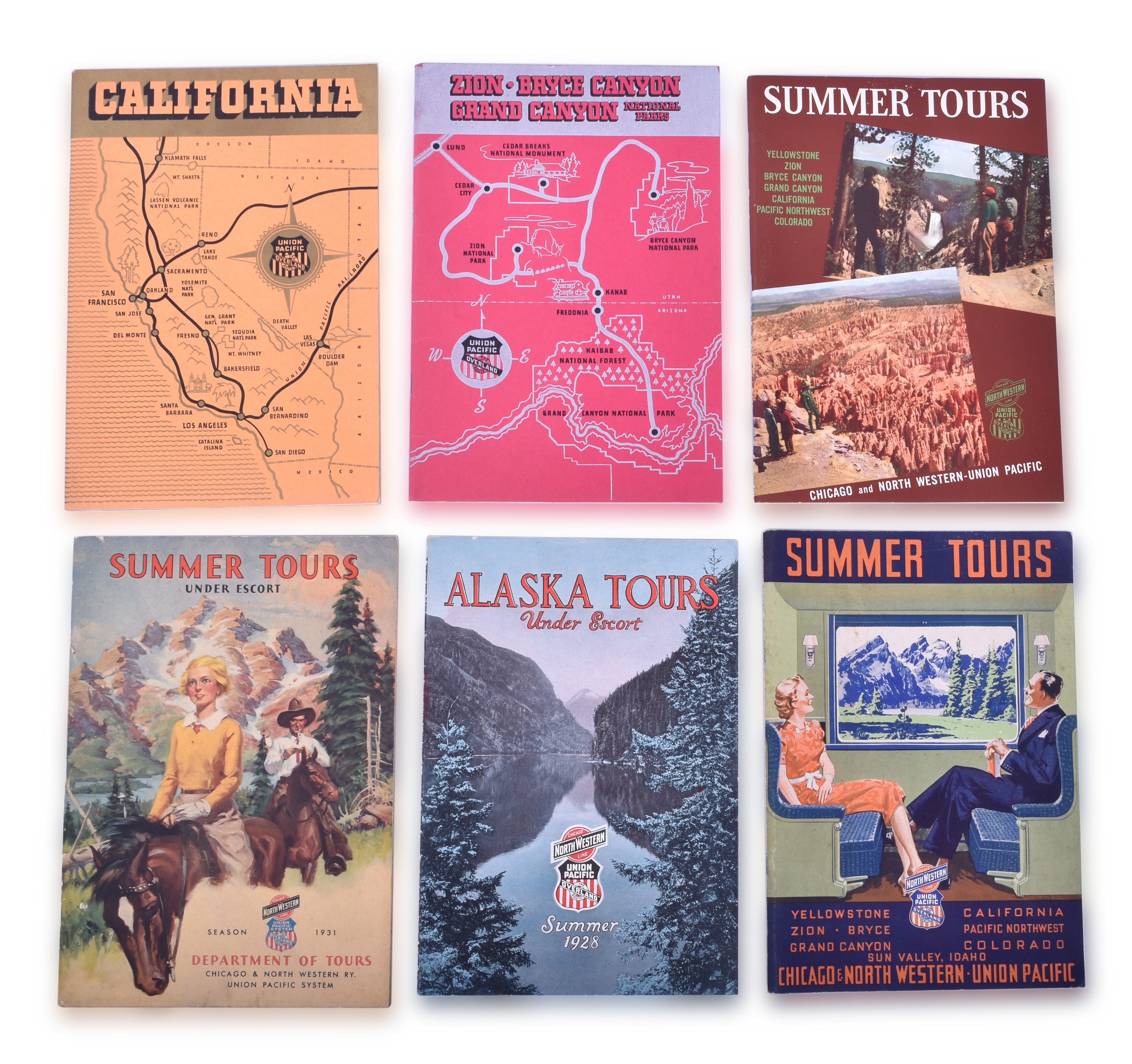 2135 - Chicago & North Western, Union Pacific The Overland Route Railway Booklets. thumbnail