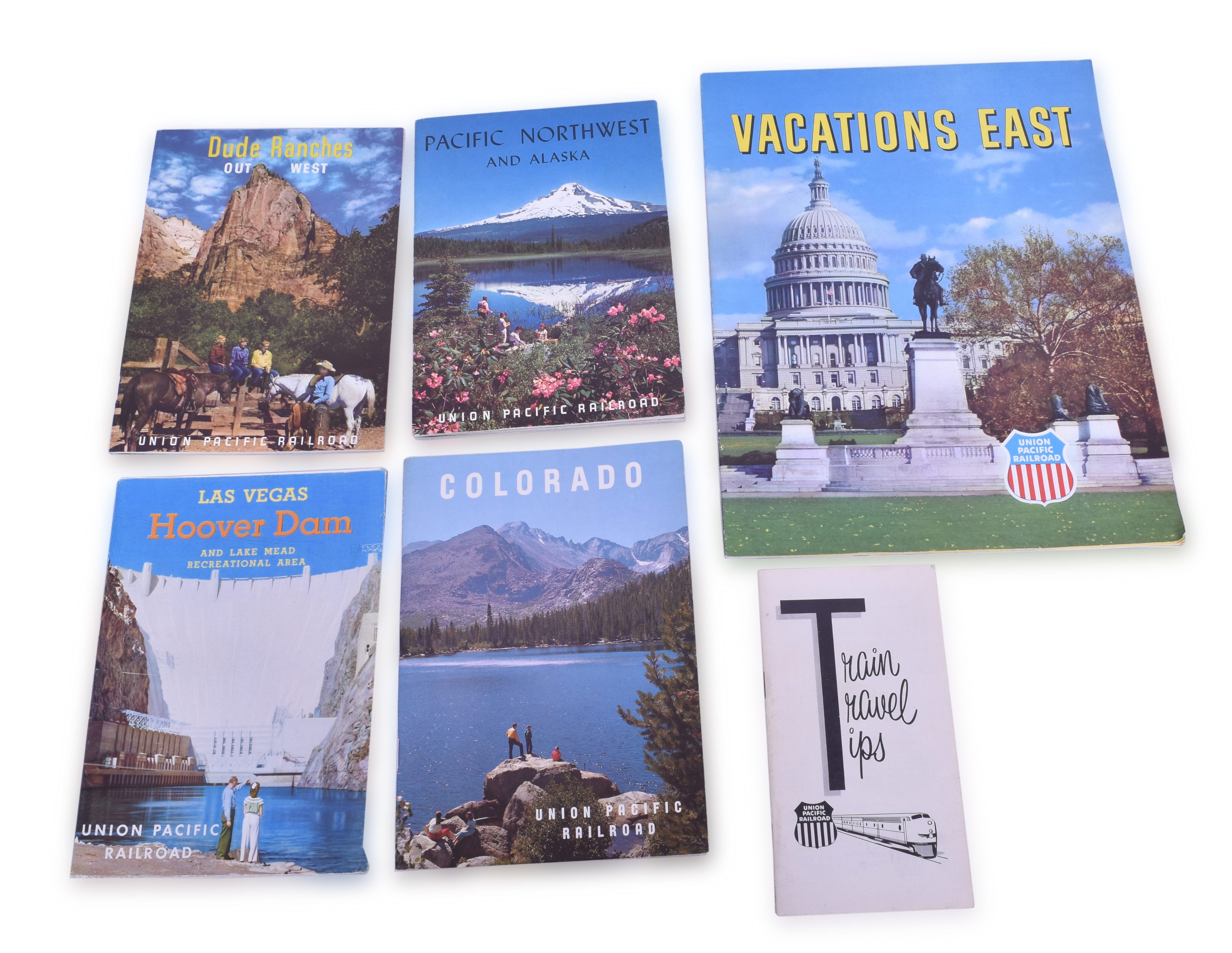2163 - Union Pacific Railroad Travel Booklets - Hoover Dam, Lake Mead, Colorado, etc. thumbnail