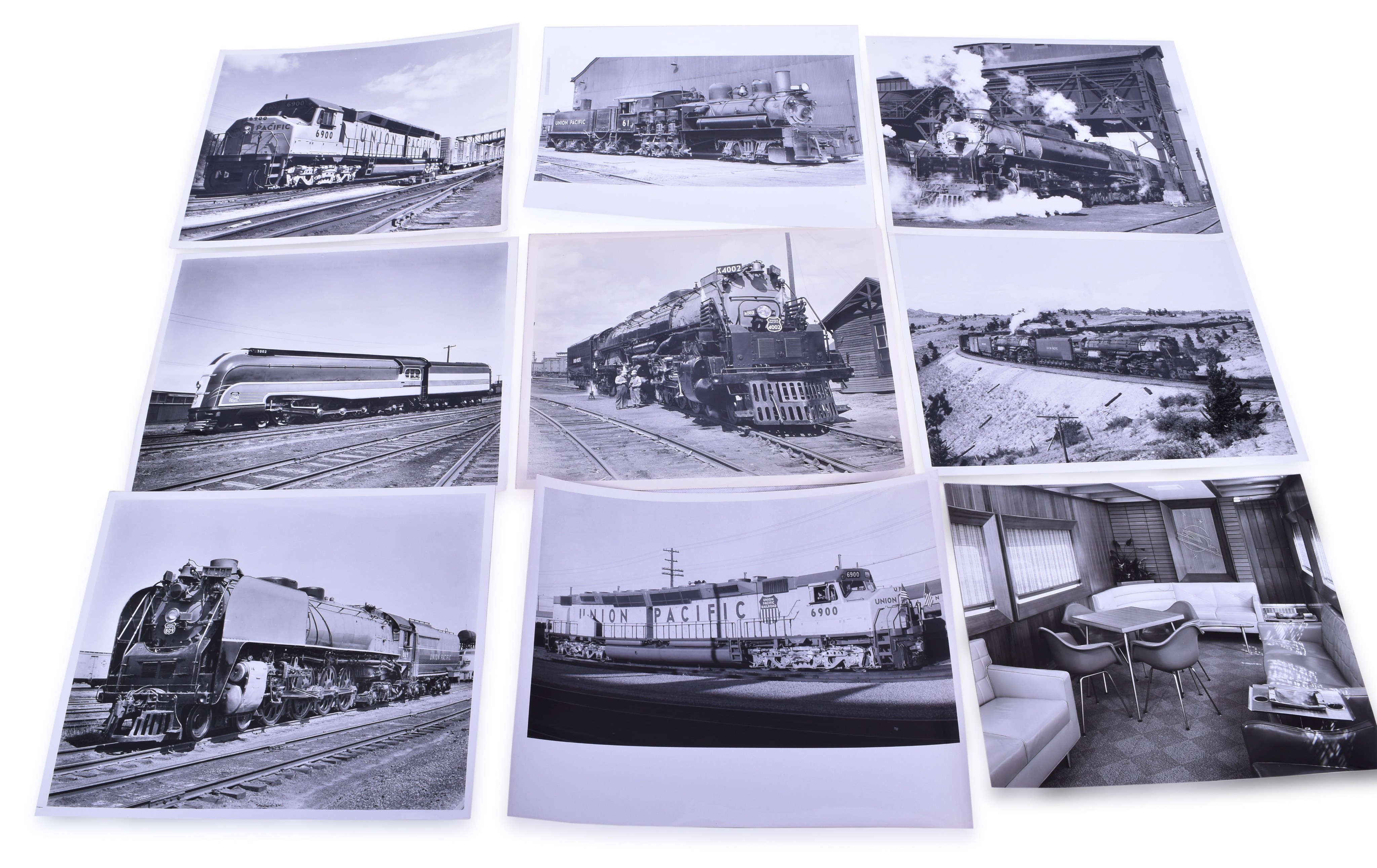 2167 - Union Pacific Railroad Timetables, Black & White Photos, Brochures & Pocket Calendars. thumbnail