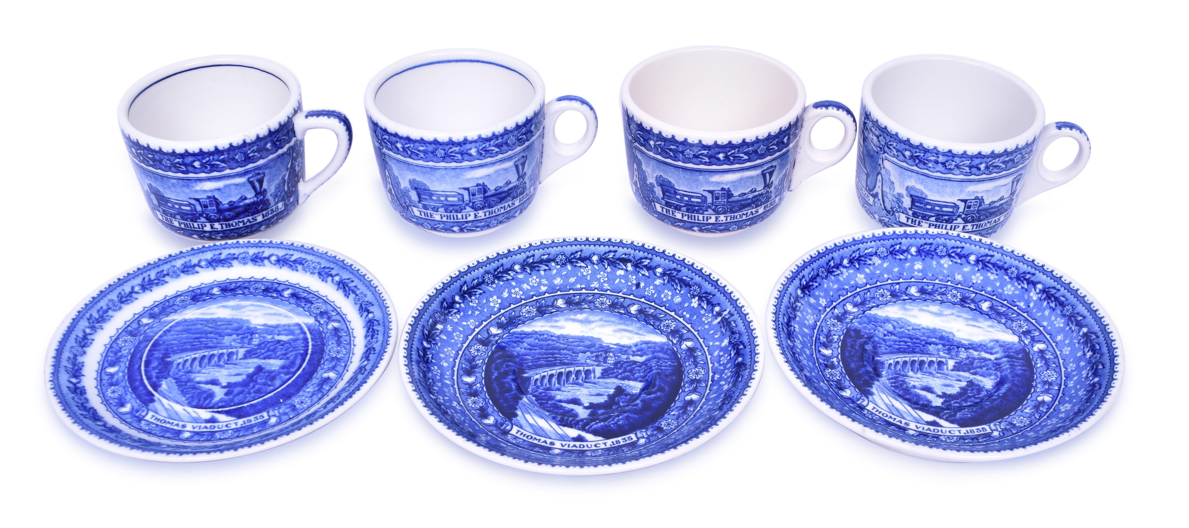 2189 - Scammell's Lamberton Baltimore & Ohio Railroad Coffee Cups & Saucers thumbnail