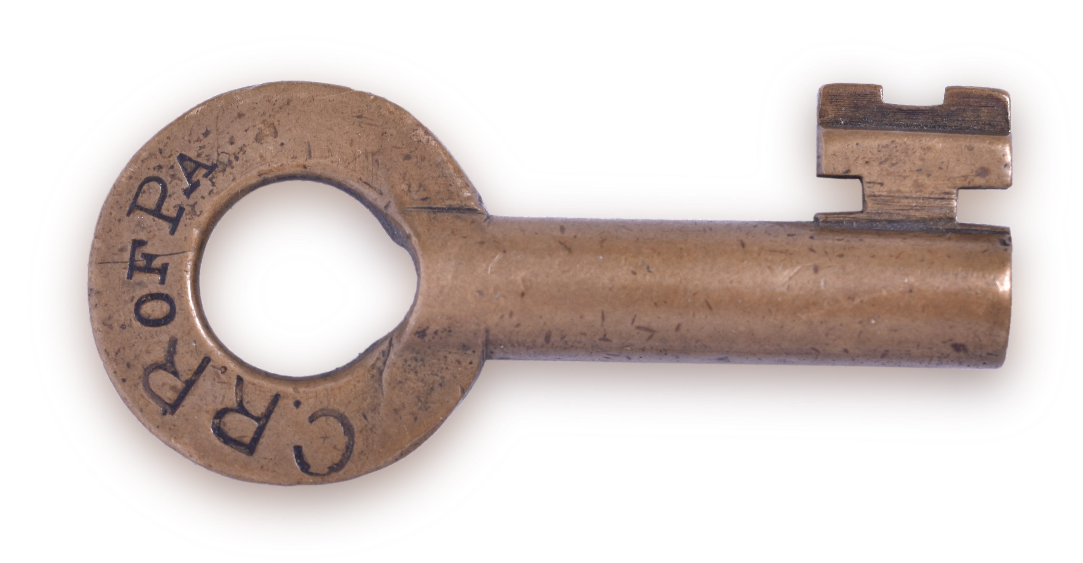 2192 - Central Railroad of Pennsylvania - R. Breese MOTLEY Switch Key thumbnail