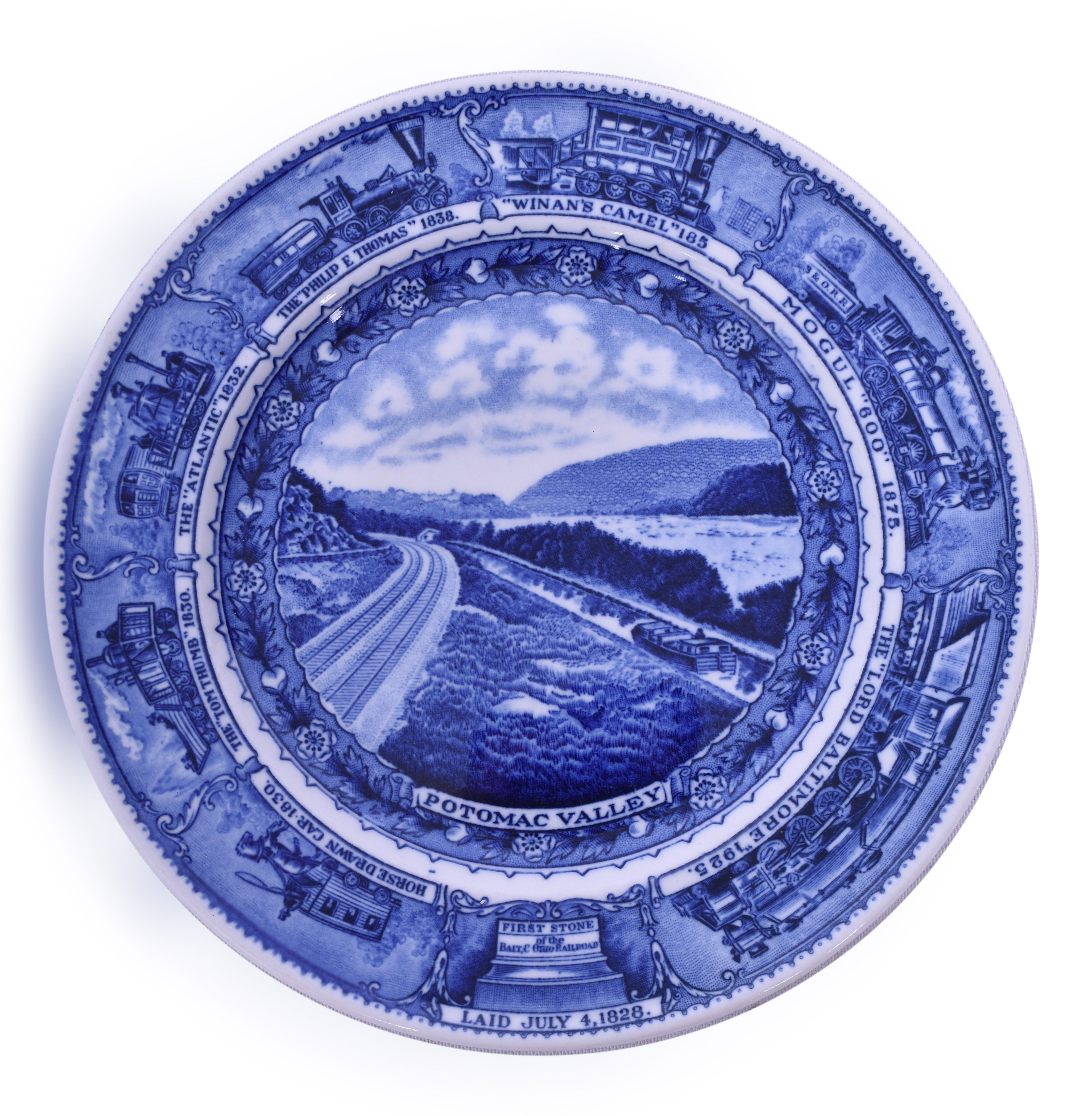 2193 - Scammell's Lamberton Baltimore & Ohio Railroad Plate thumbnail