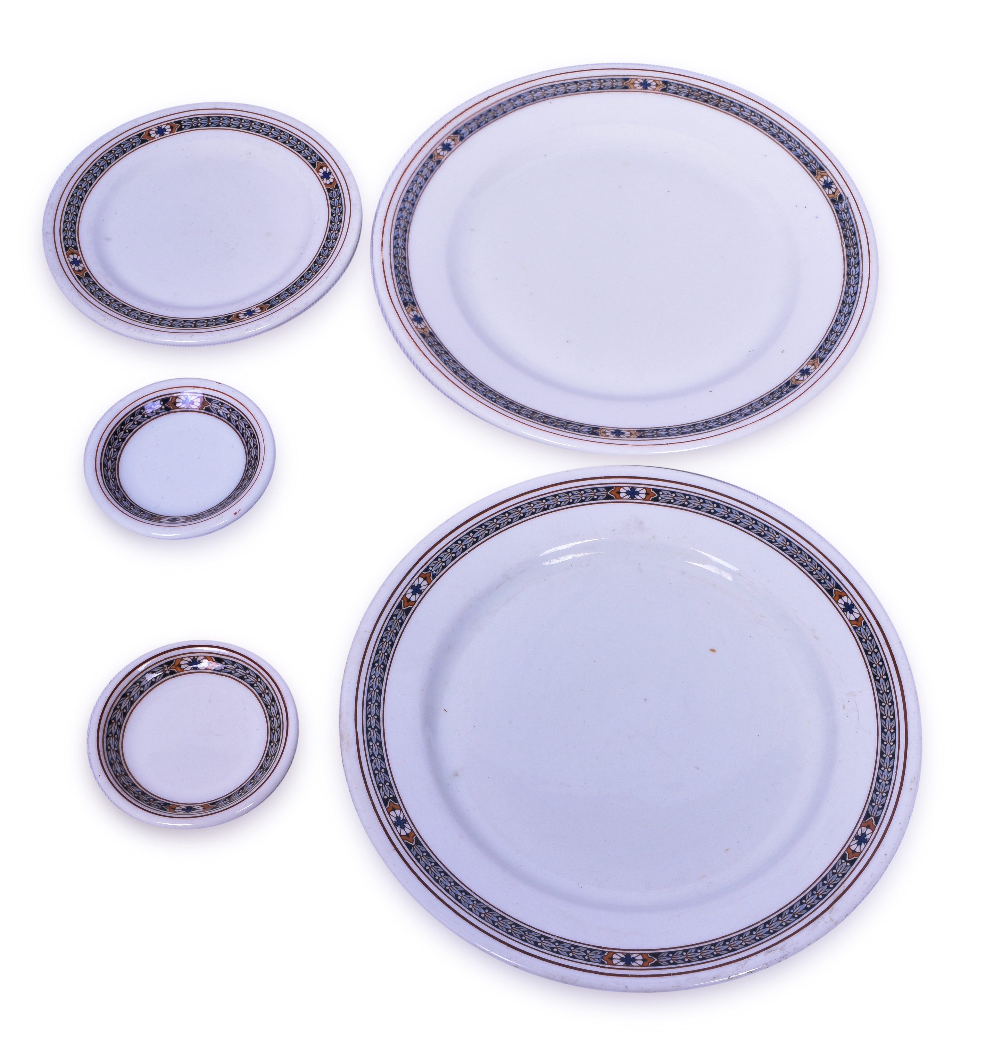 2283 - Pennsylvania Railroad Plates, Bread Plate, & Butter Pats thumbnail