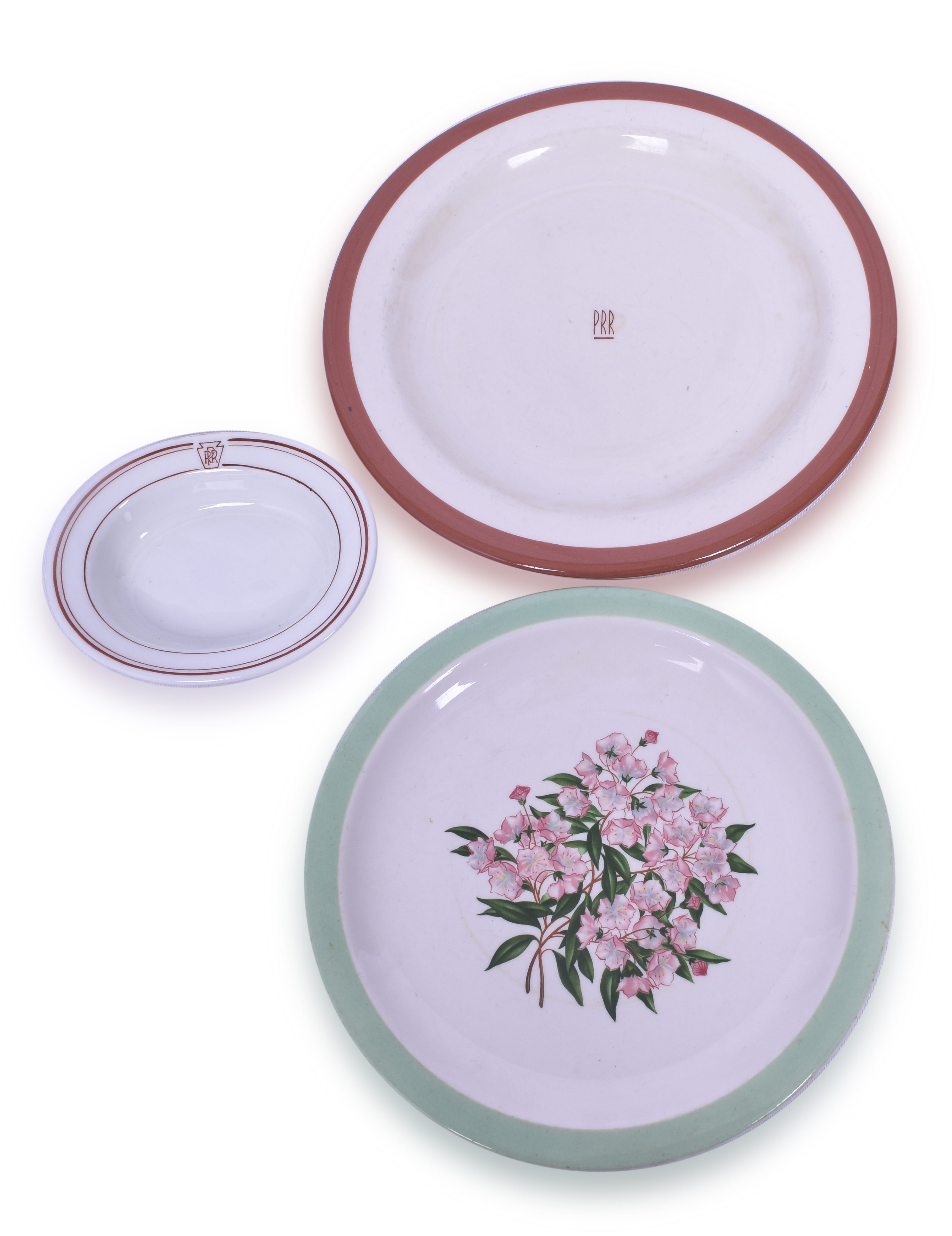 2291 - Pennsylvania Railroad Plates & Bowl thumbnail