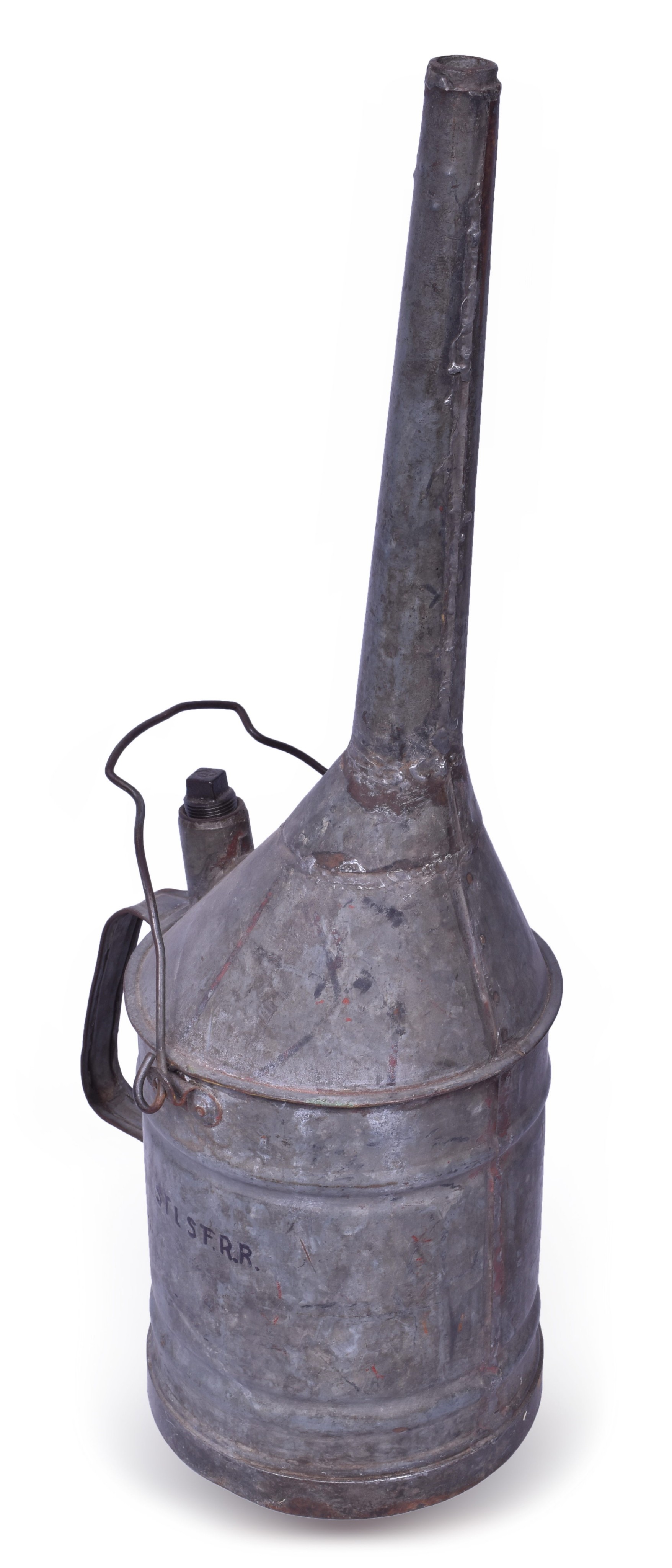 2303 - Frisco Railroad Galvanized Journal Oiling Can thumbnail