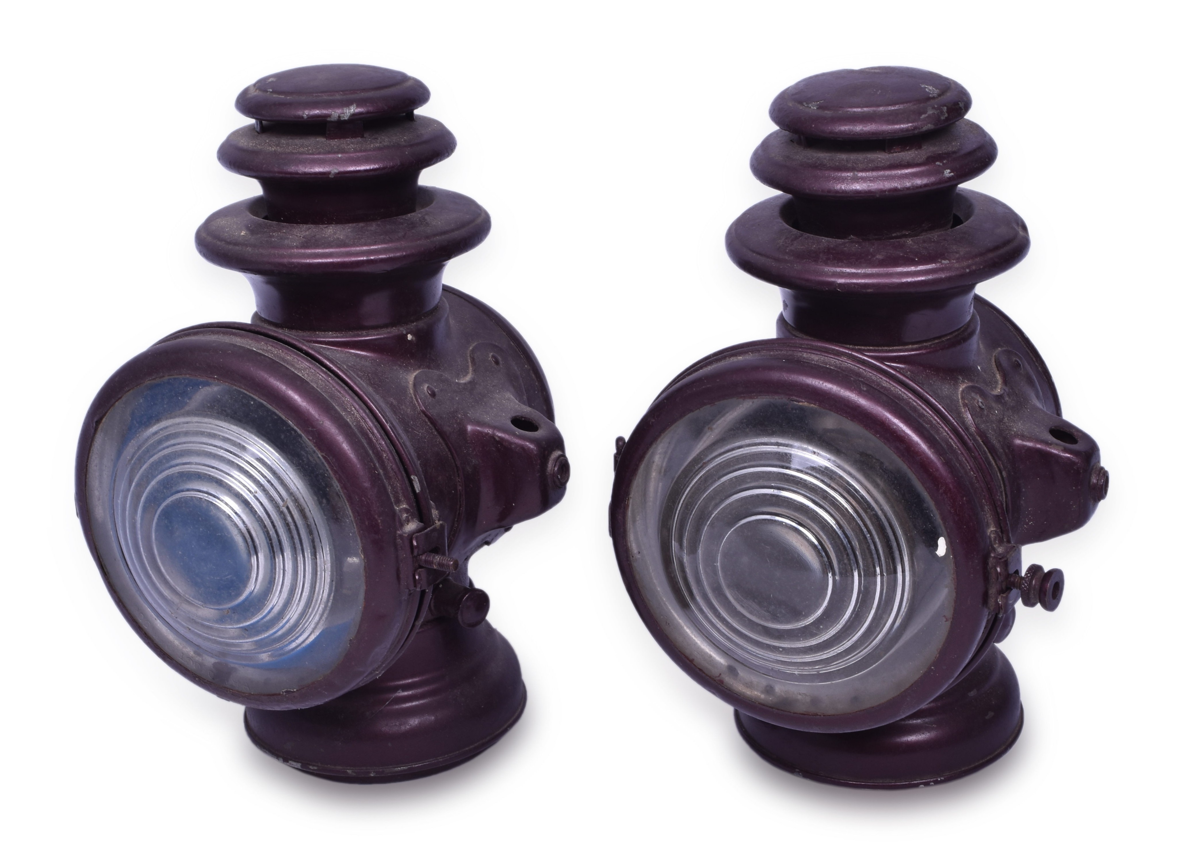 2307 - Pair of Dietz Champion Steel Driving Lamps thumbnail