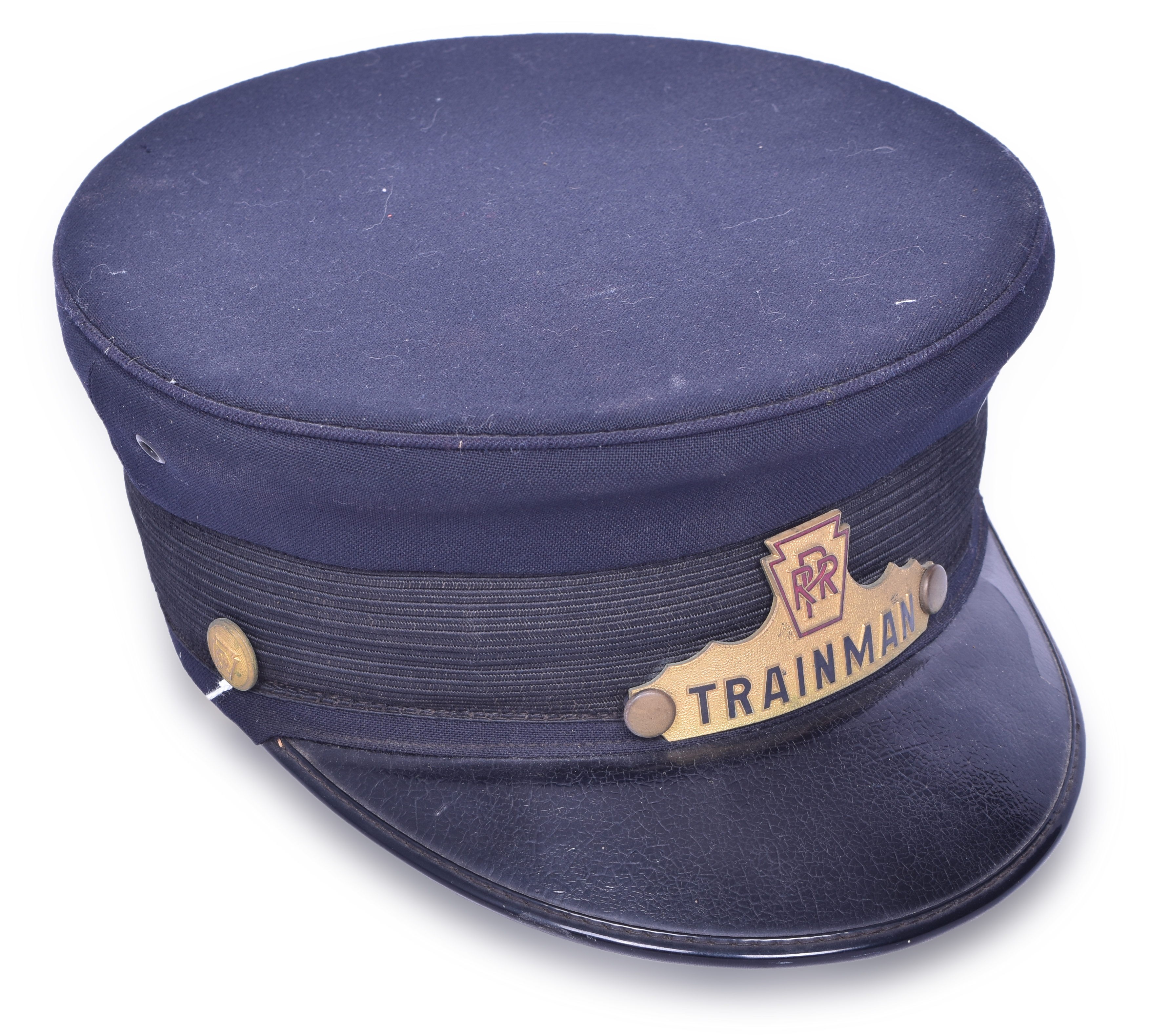 2314 - M.H. Crossman Pennsylvania Railroad Trainman Cap thumbnail