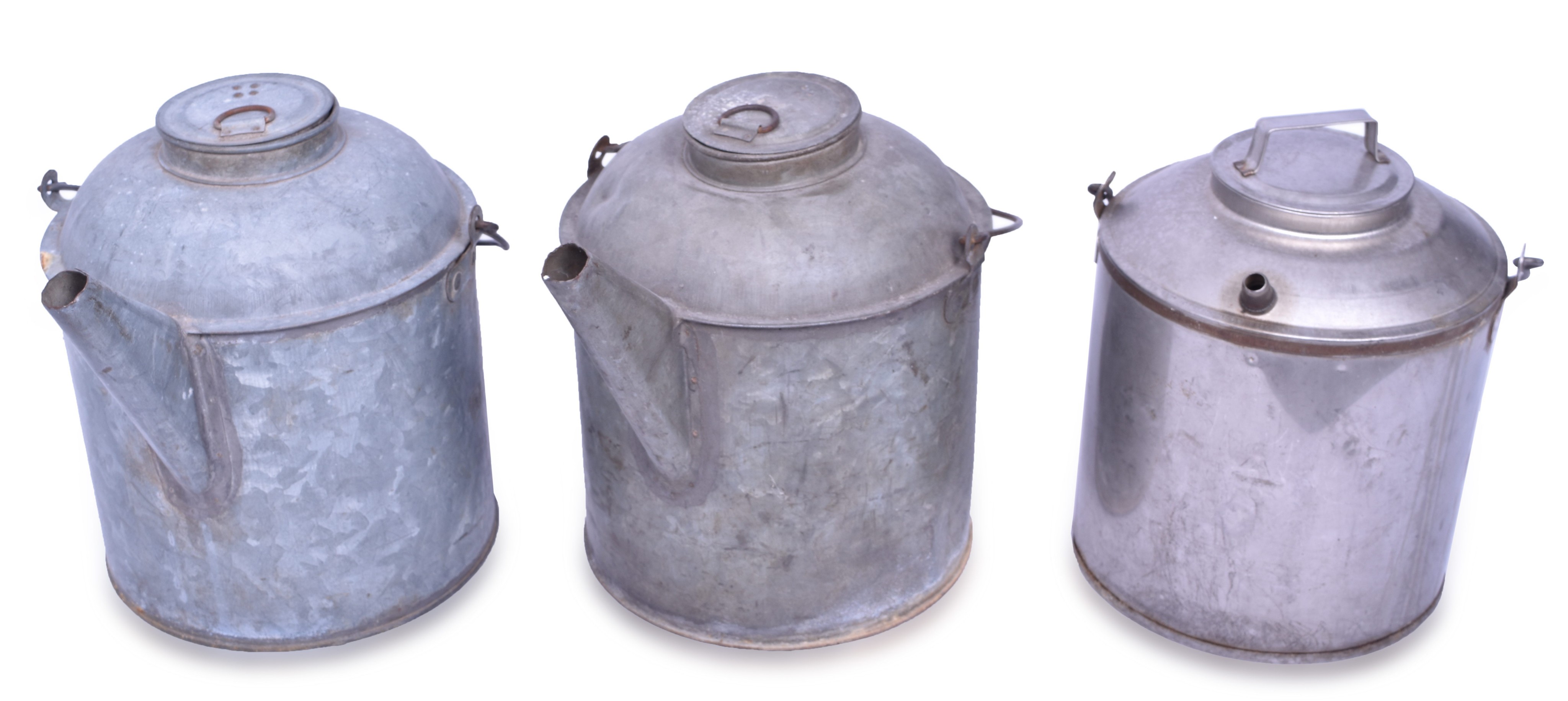 2316 - Group of Three Pennsylvania Railroad Marked Oil / Water Canisters thumbnail