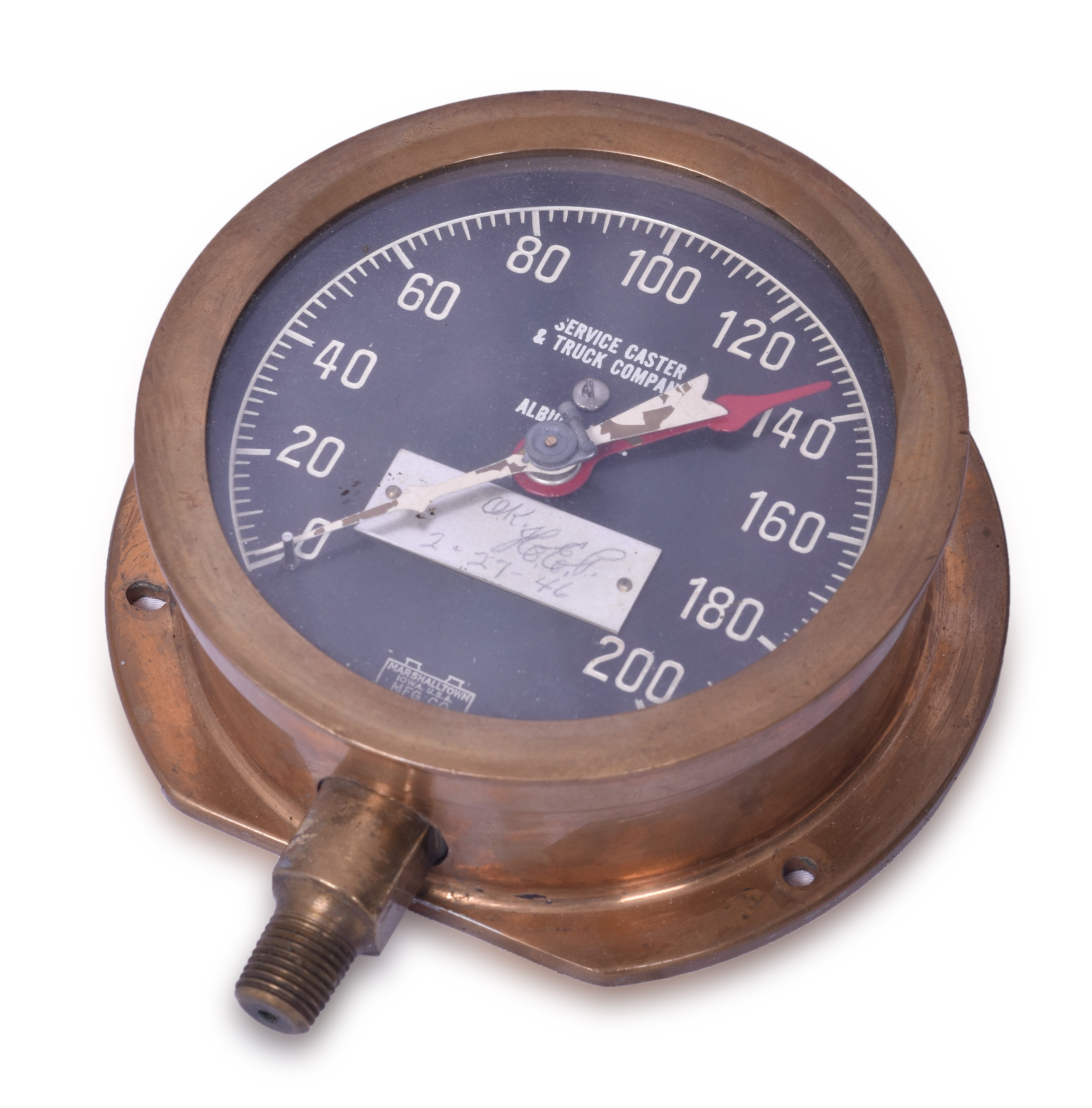 2318 - Service Caster & Truck Company Brass 5 3/4