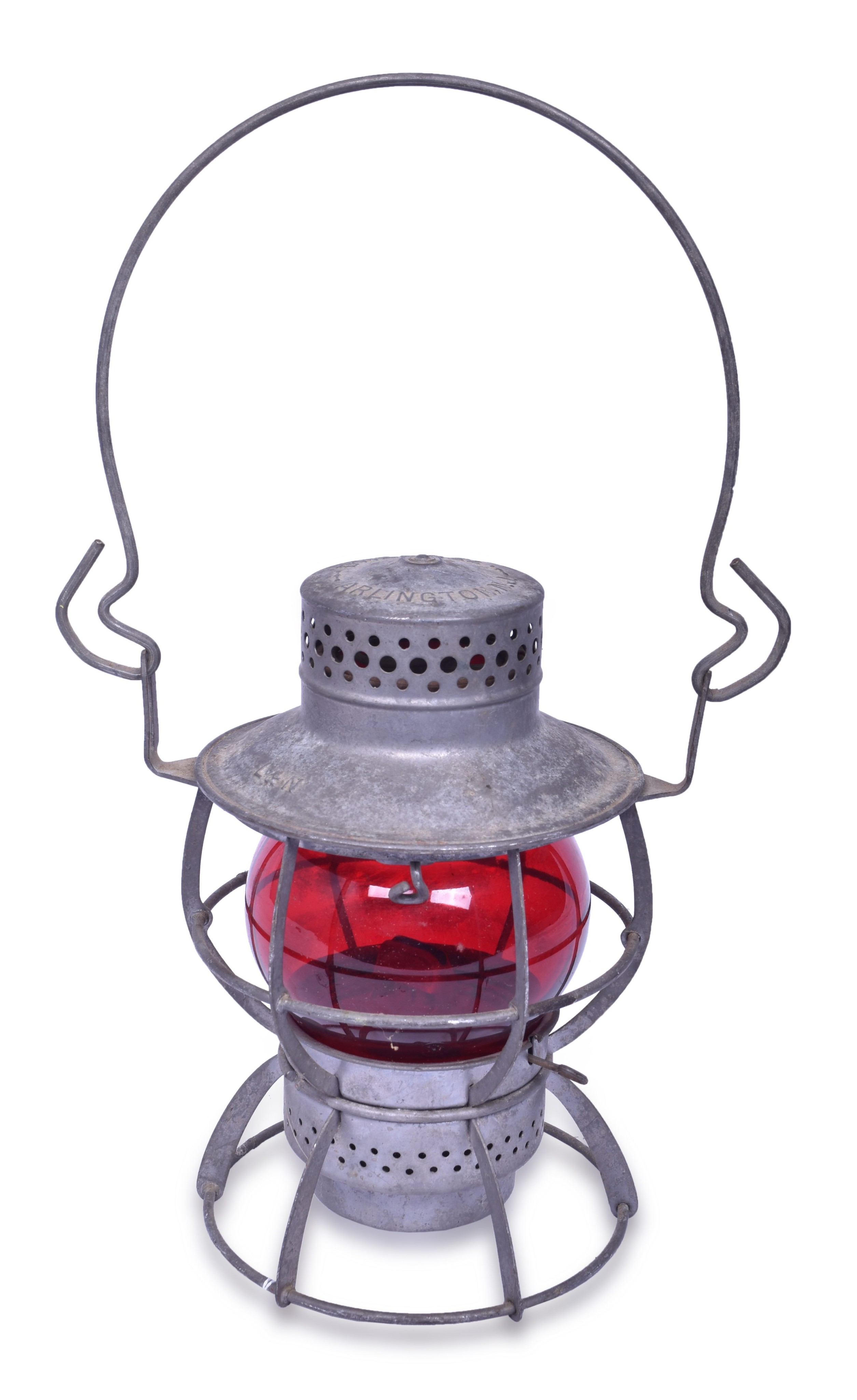 2343 - Dressel Louisville and Nashville Railroad Red Globe Lantern thumbnail
