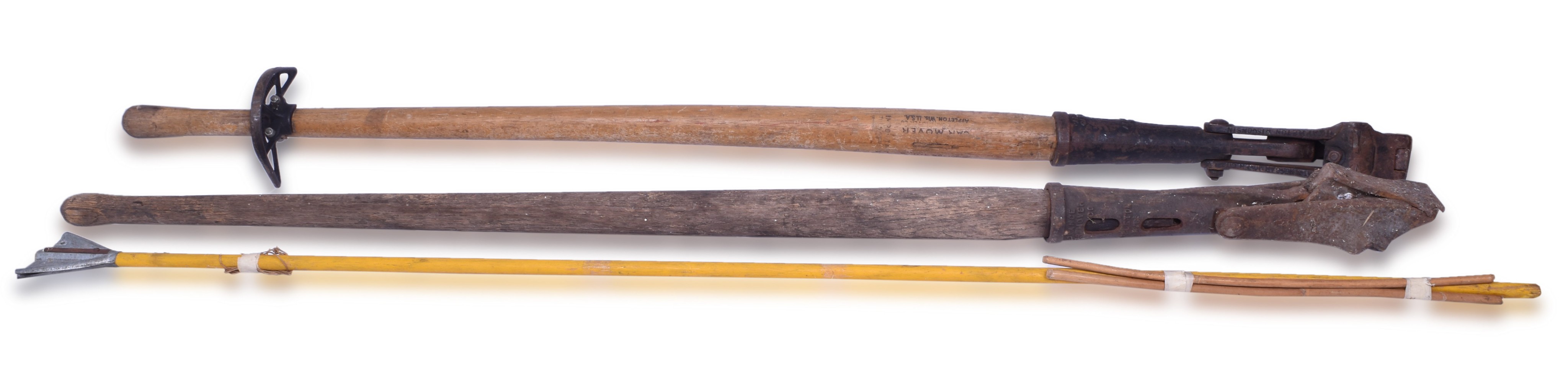 2357 - Pair of Railroad Car Movers and Train Order Hoop thumbnail