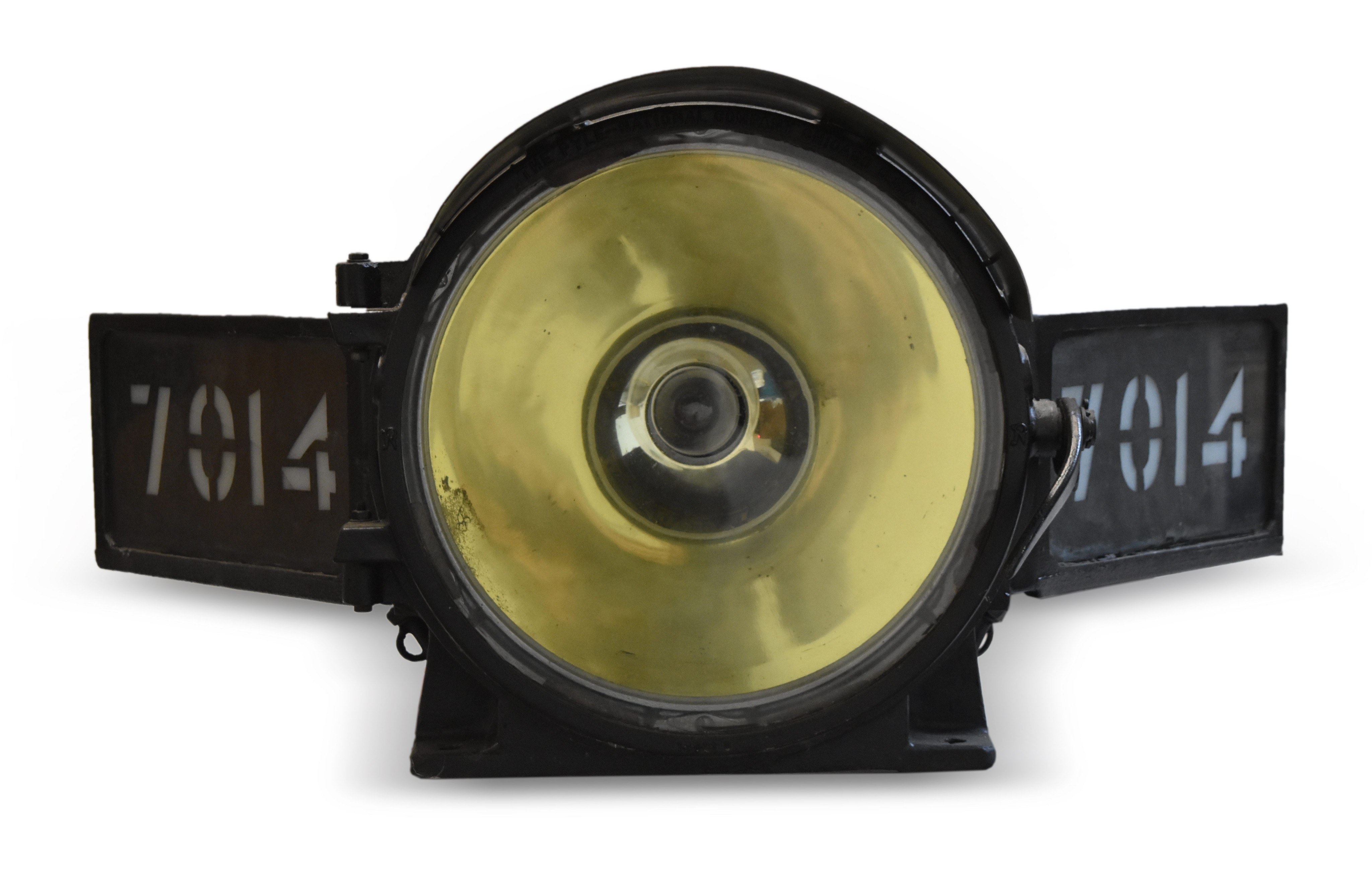 2365 - Pyle National Steam Locomotive Headlight w/ Winged Number Boards - Union Pacific #7014 thumbnail