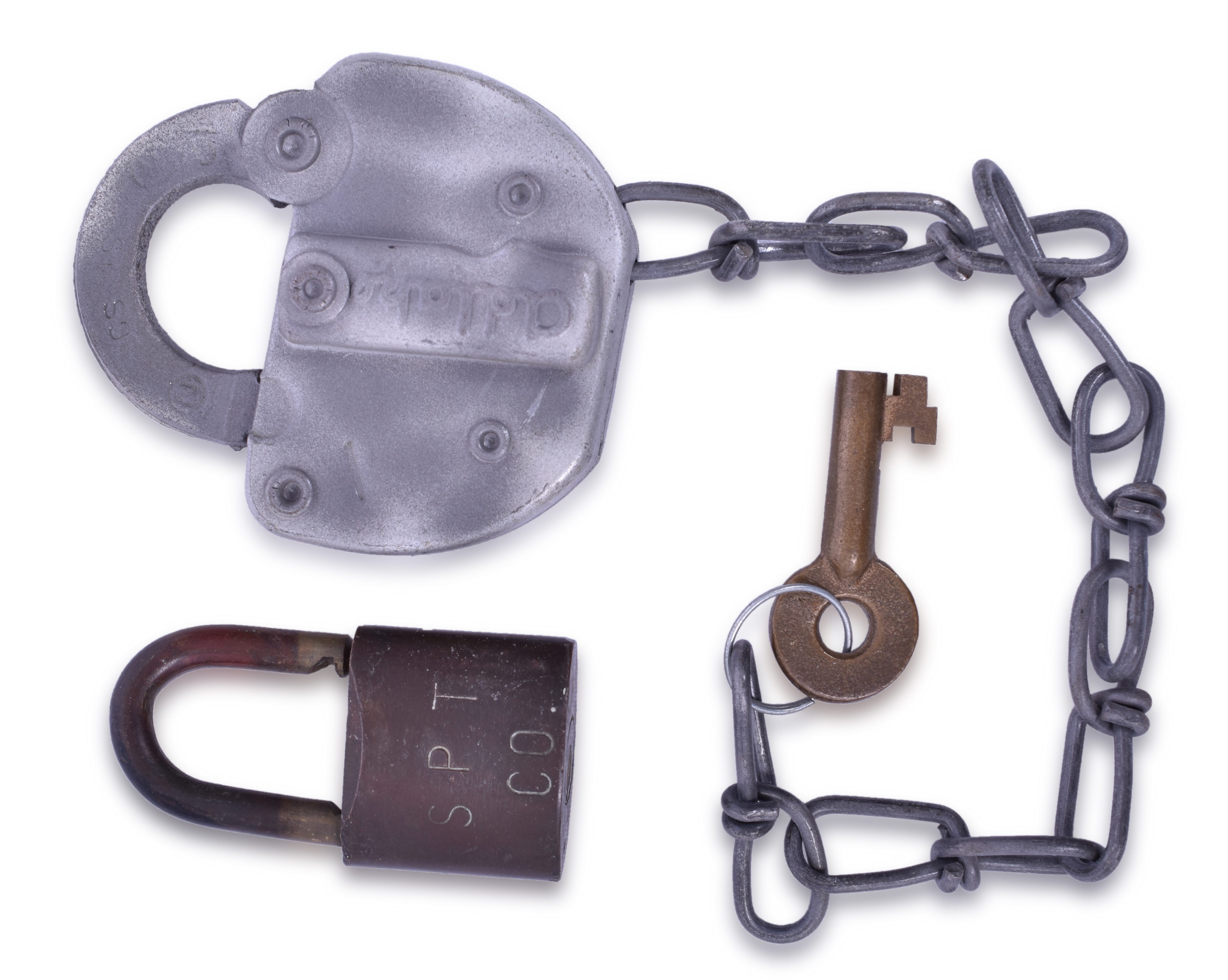 2381 - Pair of Southern Pacific Terminal Company Railroad Locks thumbnail