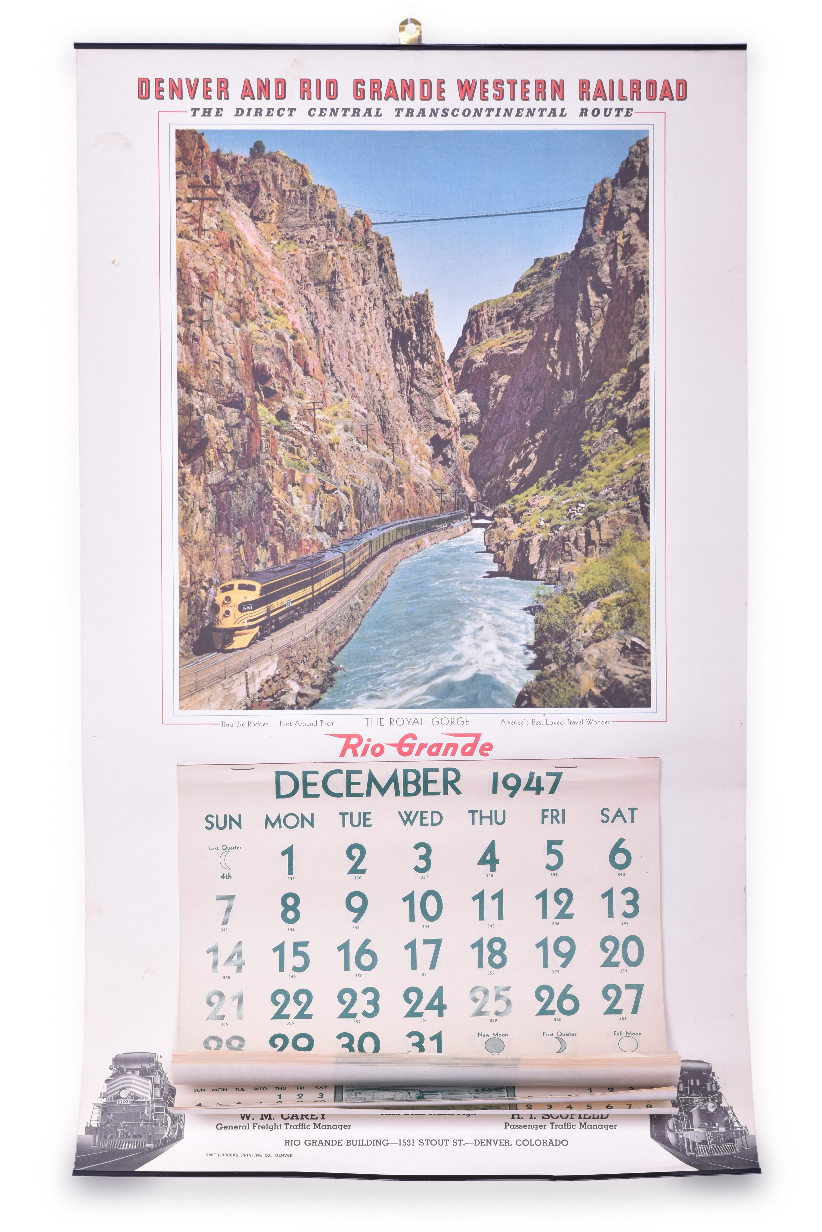 2405 - 1948 Denver and Rio Grande Western Calendar - Complete thumbnail