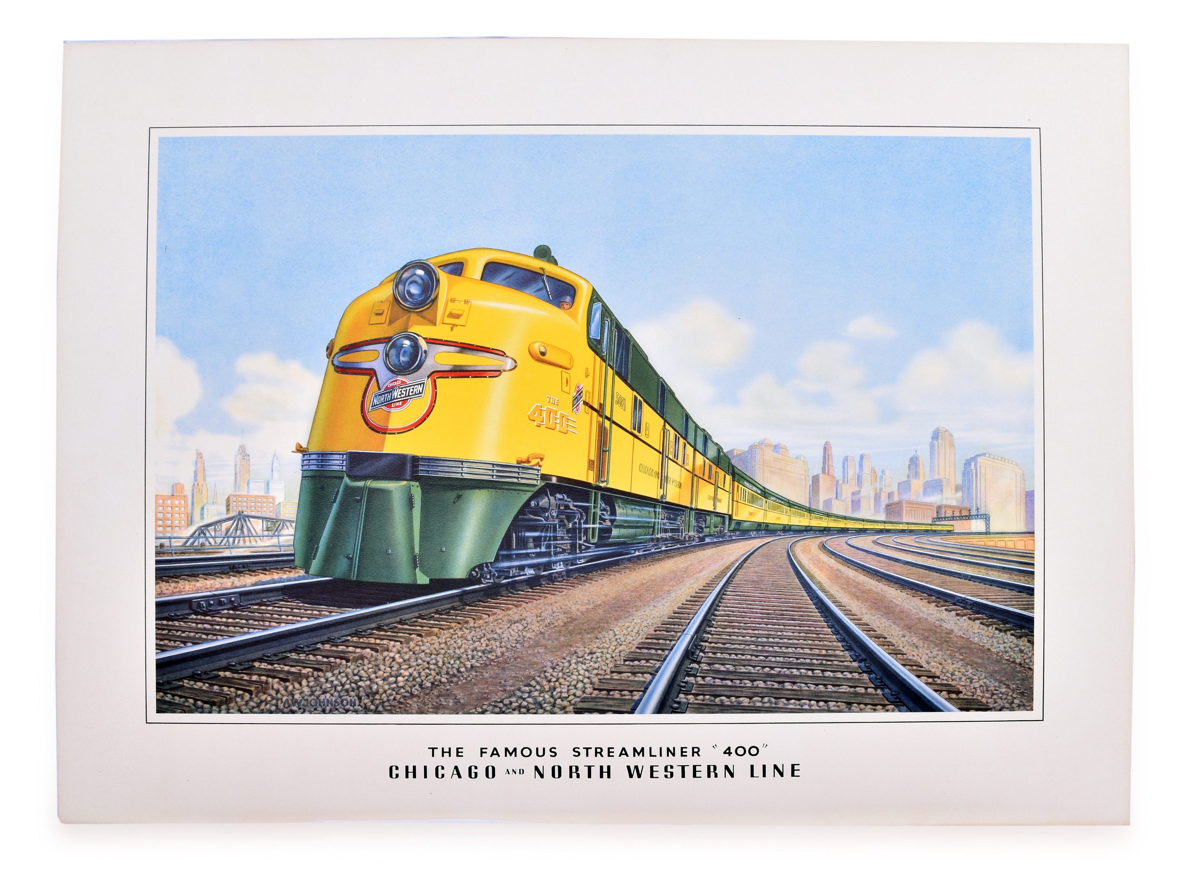 2427 - 1939 Chicago and North Western Railroad 