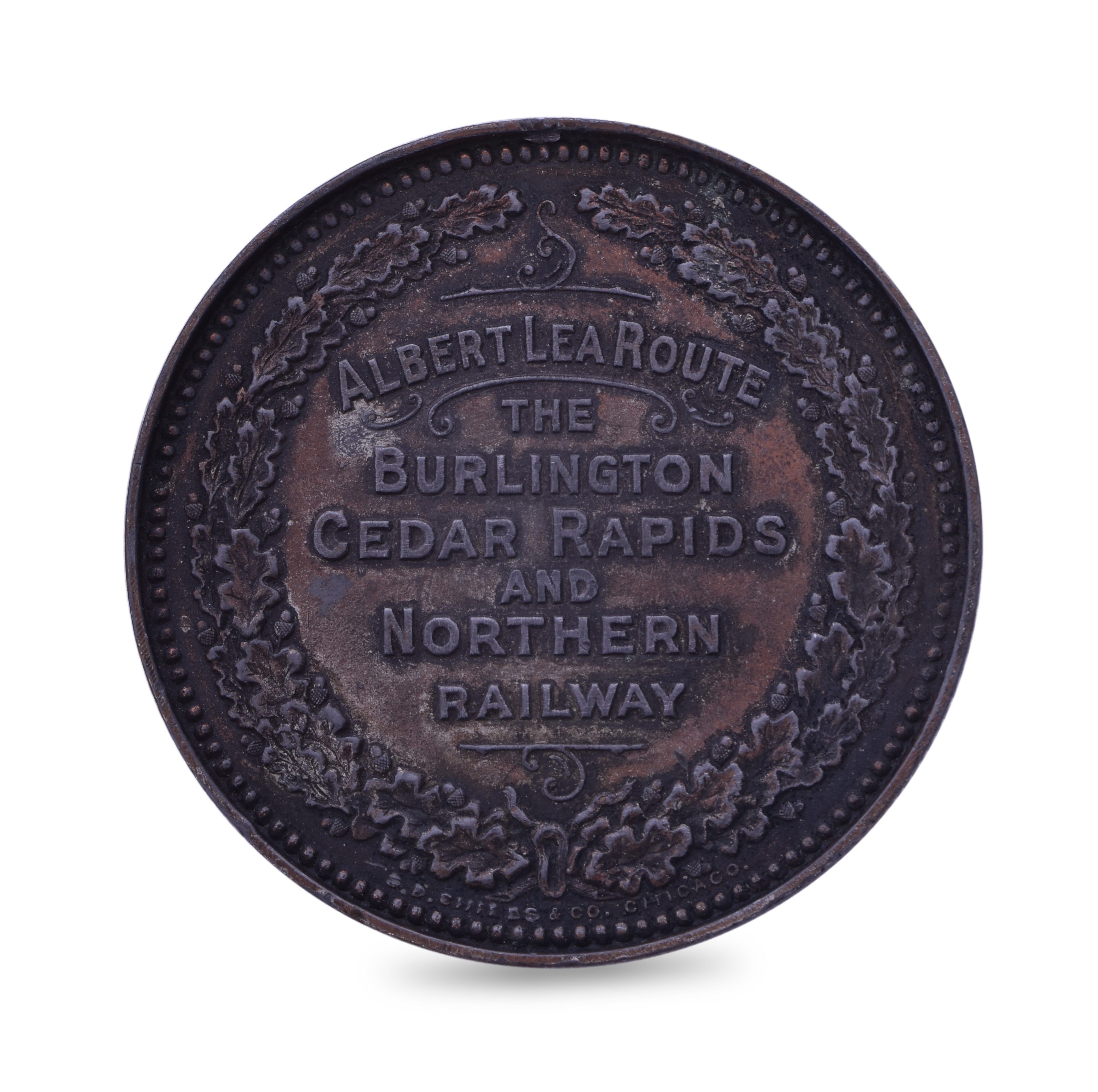 2464 - Burlington Cedar Rapids and Northern Railway Paper Weight - The Albert Lea Route thumbnail