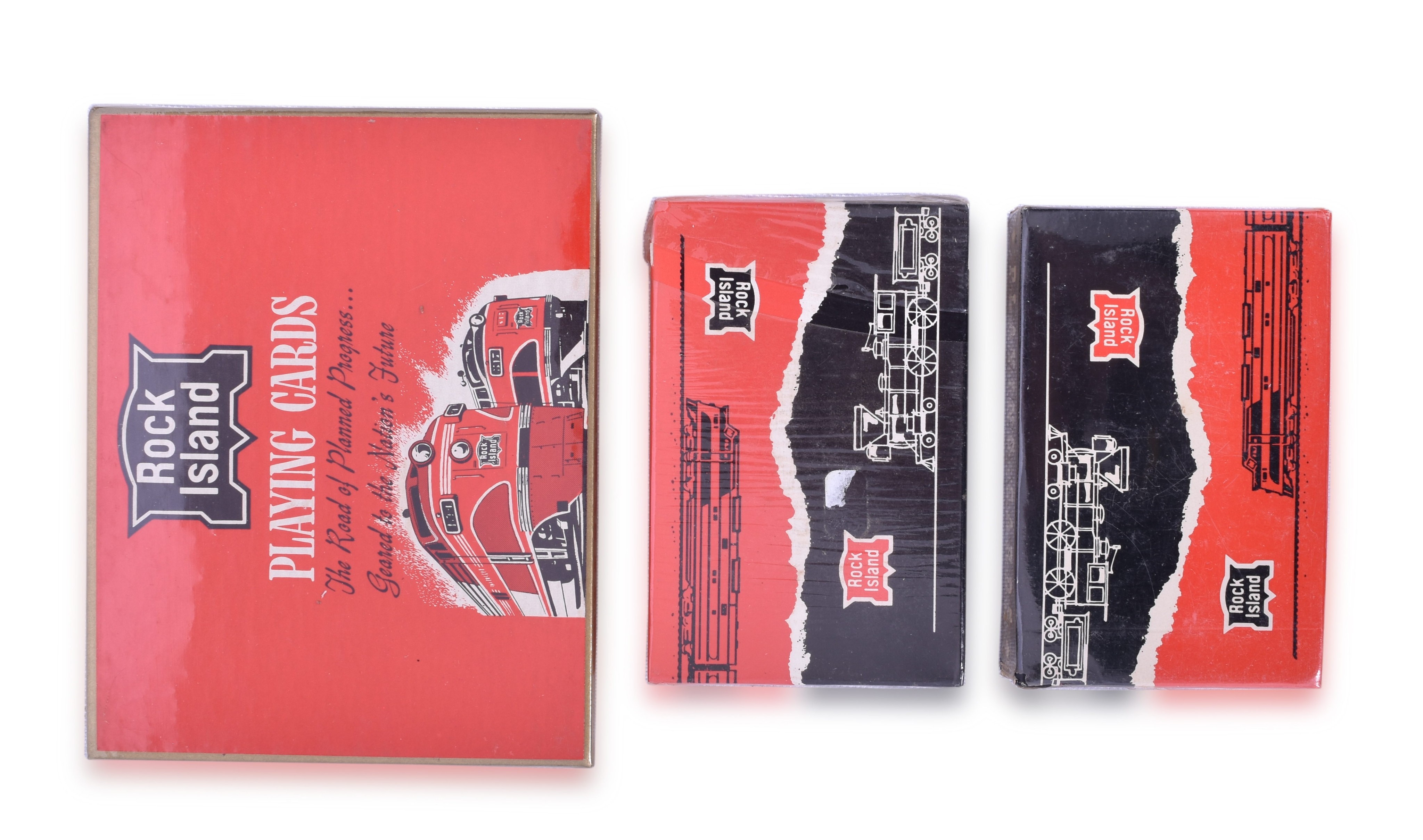 2476 - Three Sealed Decks of Rock Island Railroad Playing Cards thumbnail