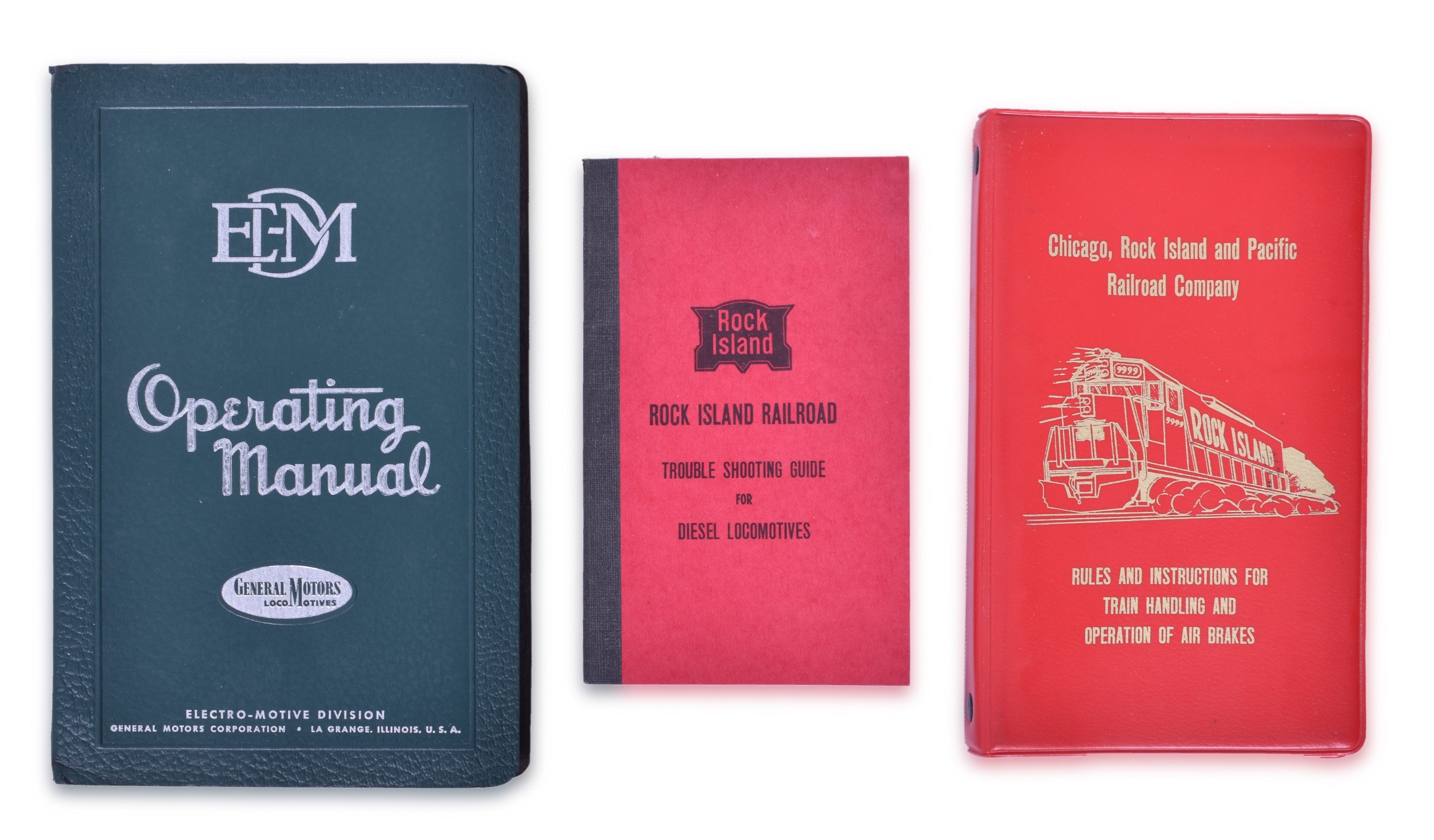 2514 - Rock Island Railroad Diesel Locomotive Manual F2A, Troubleshooting Guide, and Train Handling thumbnail