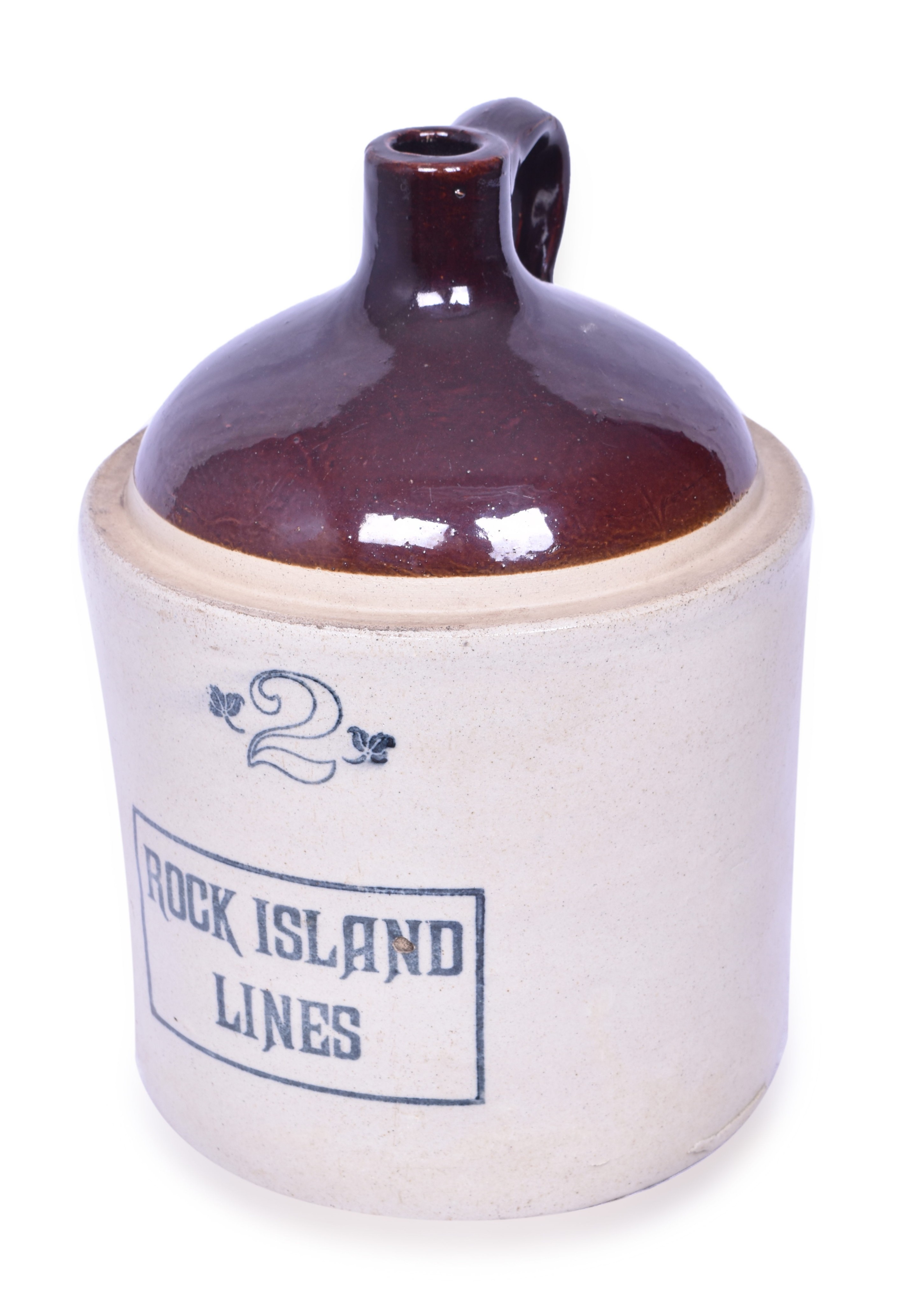 2519 - Rock Island Lines Railroad Stoneware Jug thumbnail