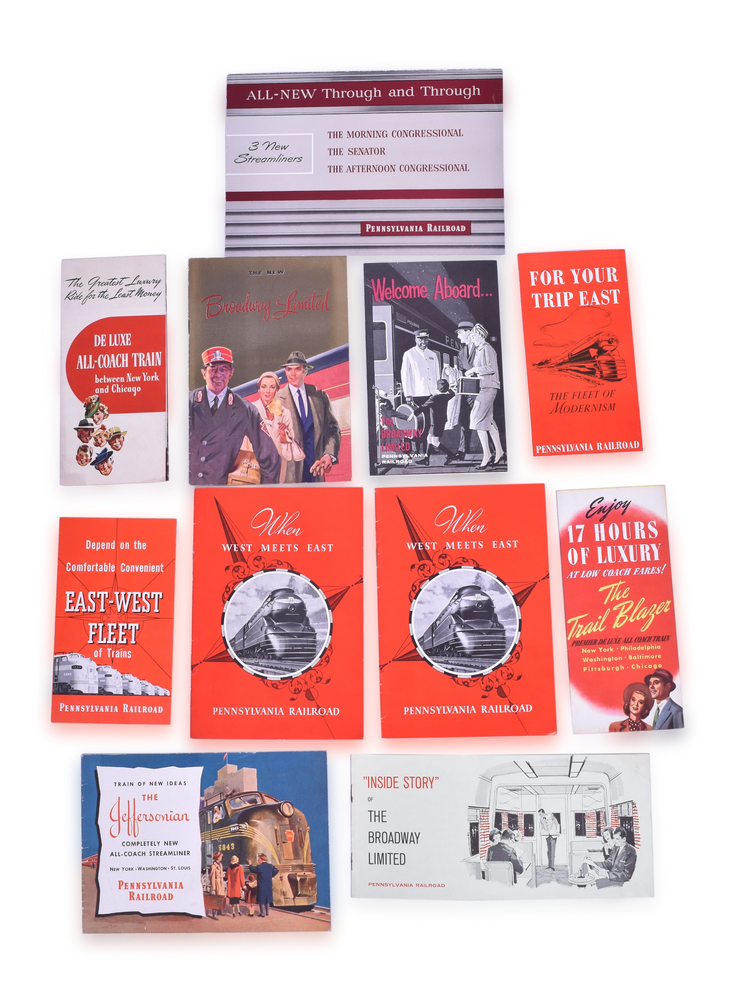 2557 - Pennsylvania Railroad The Broadway Limited & Trail Blazer Pamphlets, Booklets & Brochures thumbnail