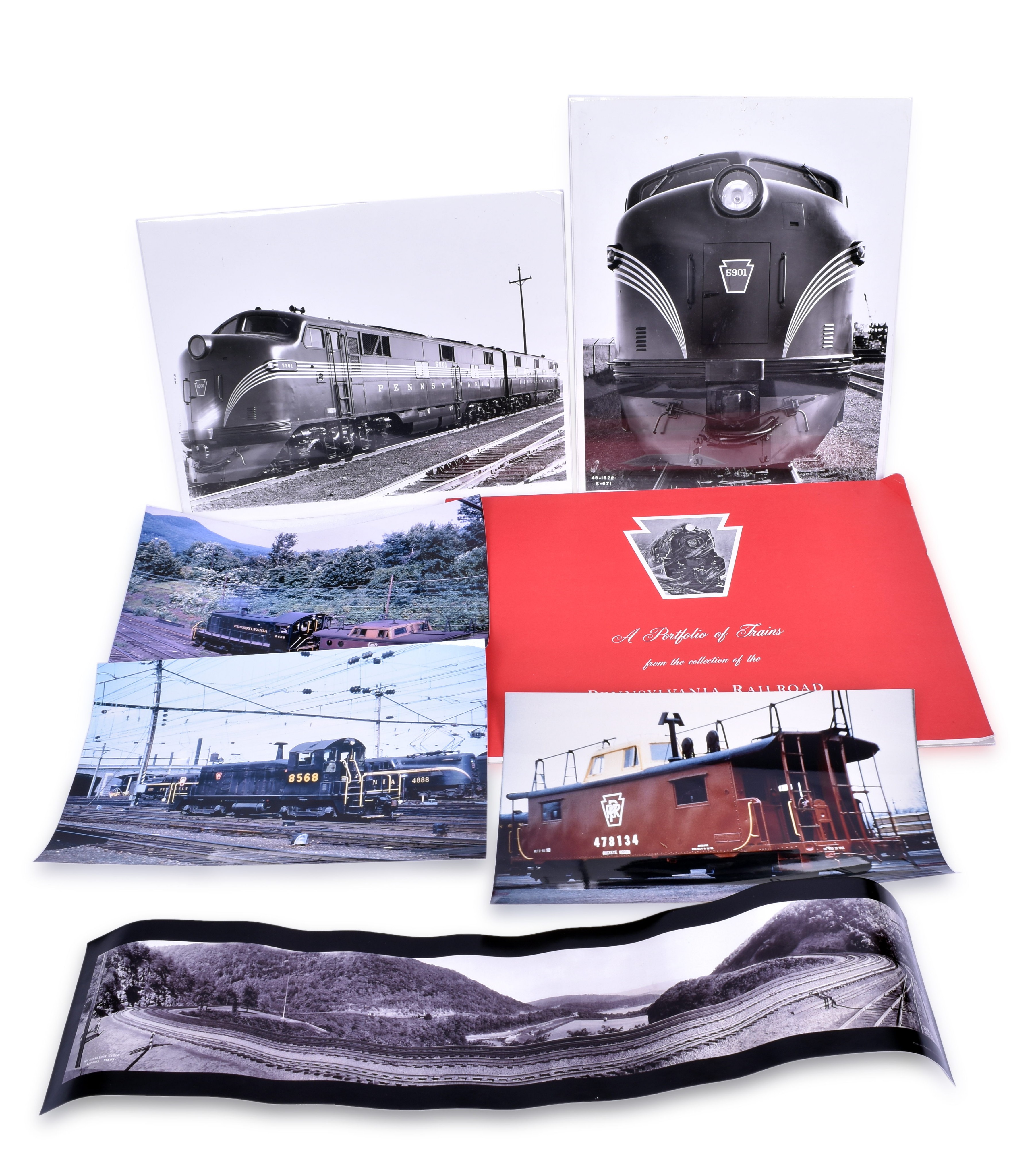 2596 - Pennsylvania Railroad Photographs and Prints - E6A, Horseshoe Curve, Griff Teller, etc. thumbnail