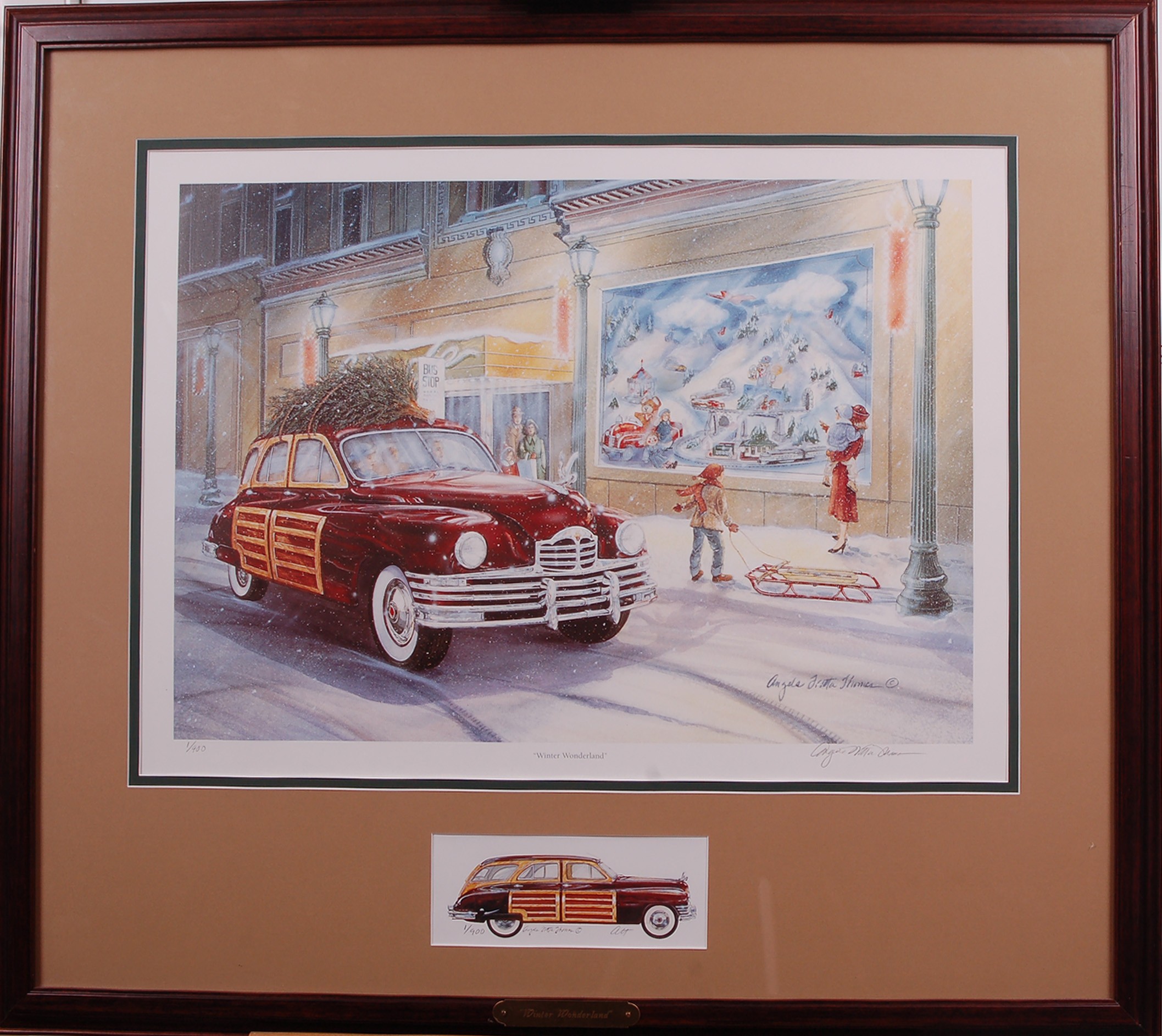 22 - Winter Wonderland (with Woody automobile re-marque) framed print thumbnail
