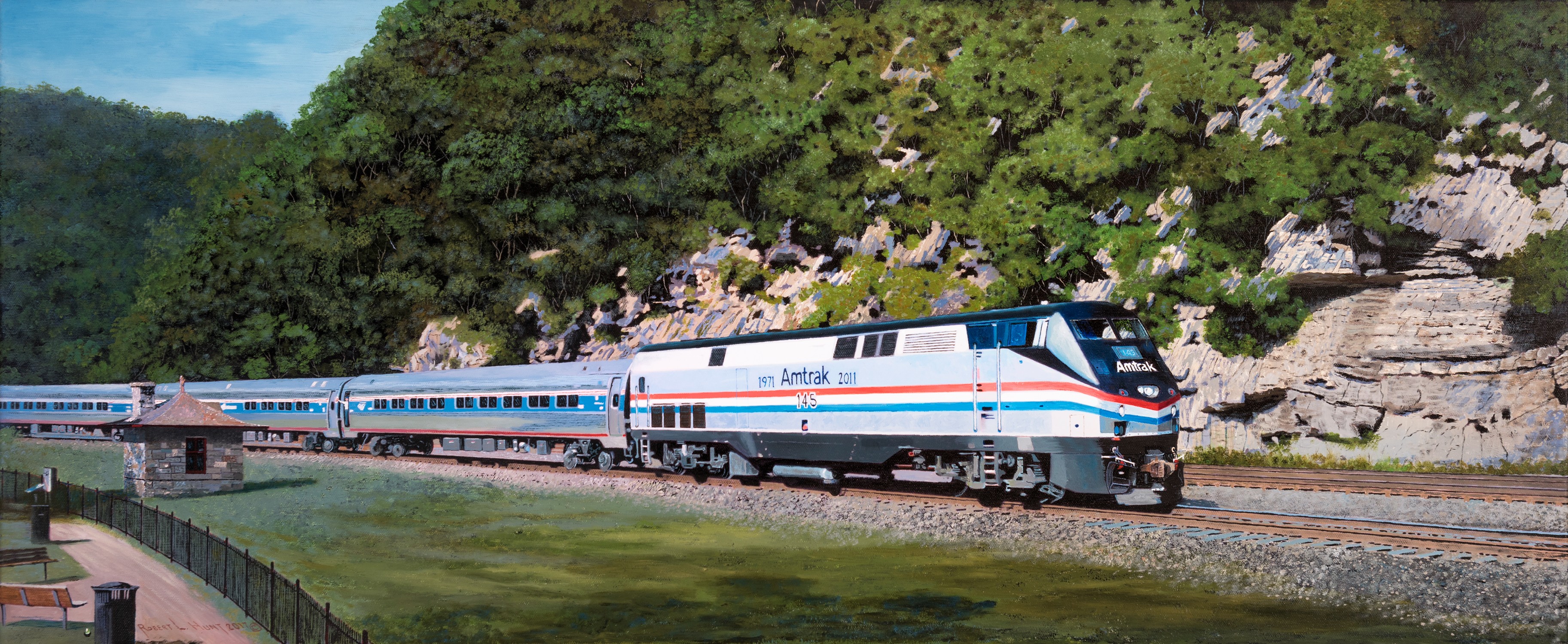 37 - Amtrak on the Curve thumbnail