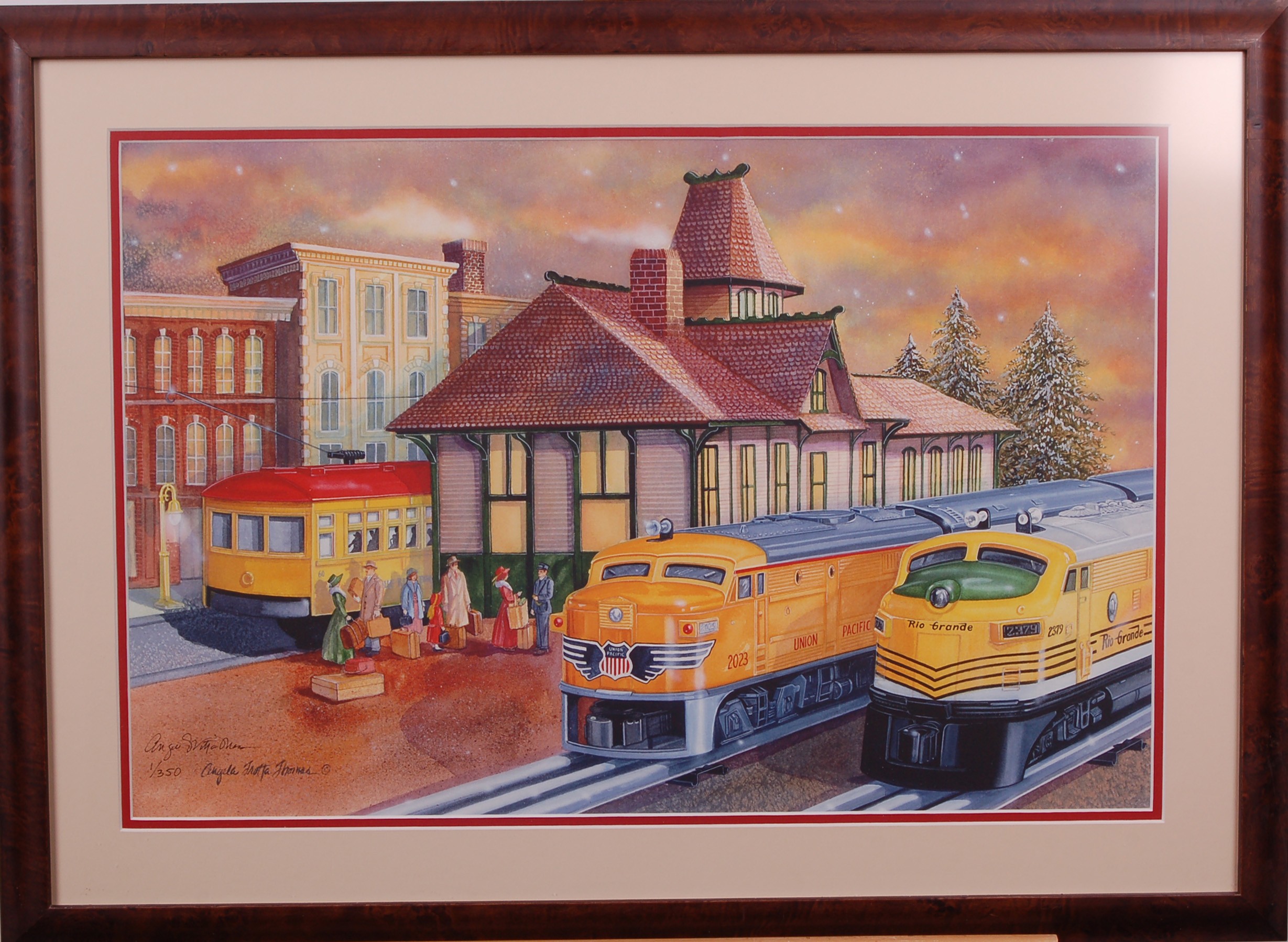 39 - Sunset Trains - Artist Proof #1 of 350 thumbnail