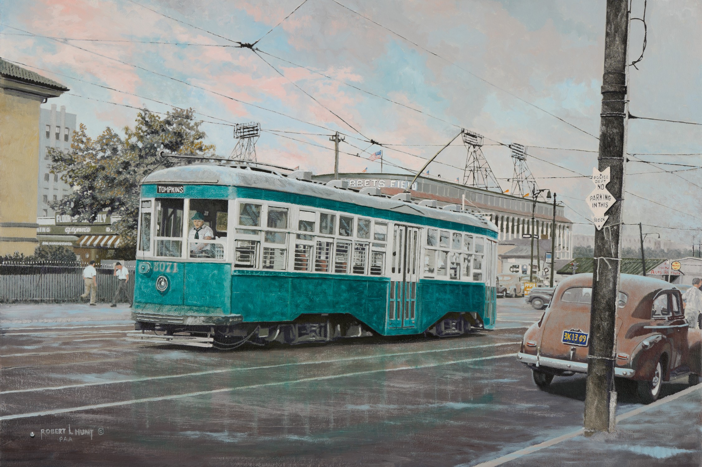 41 - Brooklyn Trolley at Ebbets Field thumbnail