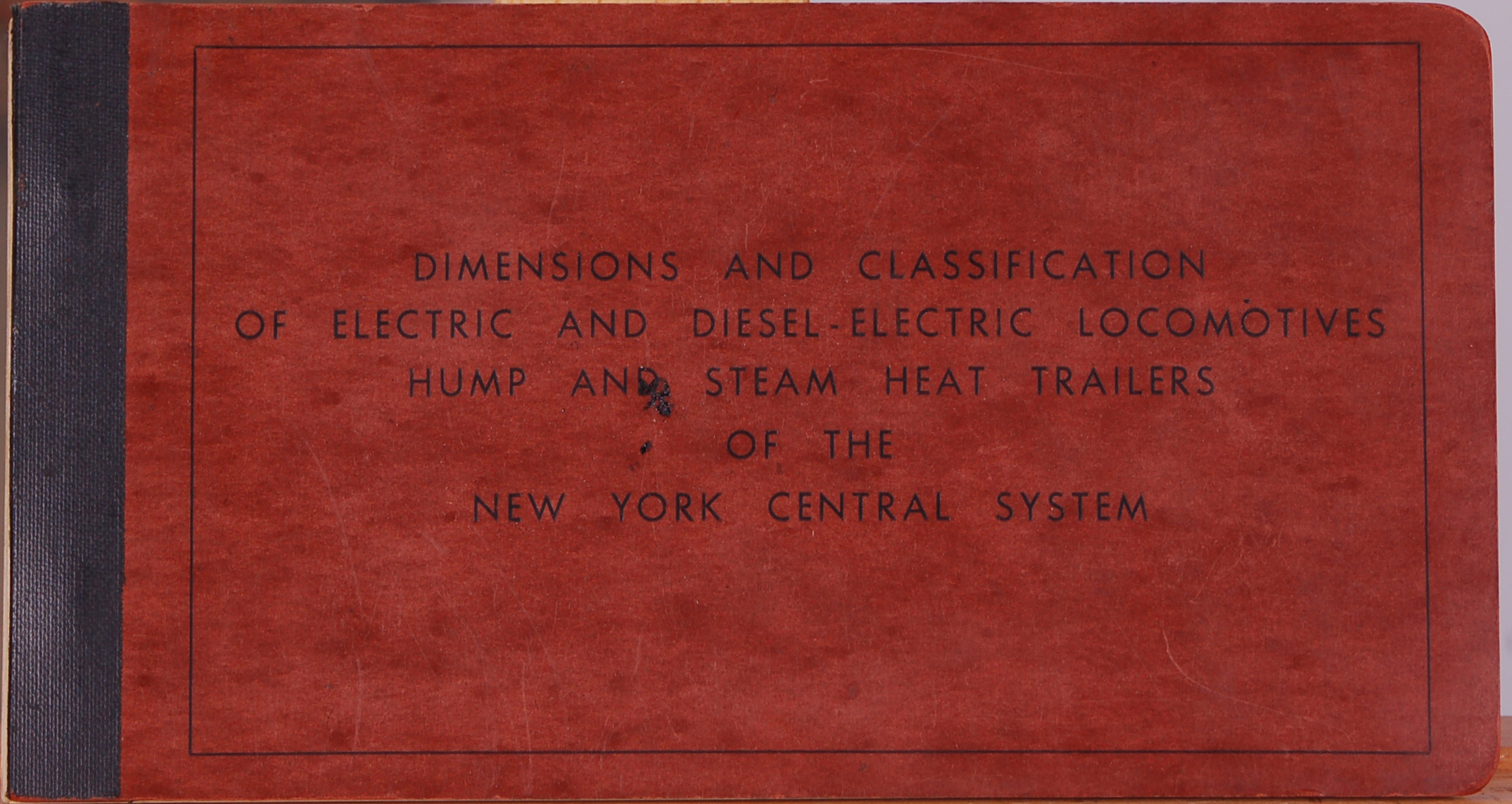 17 - New York Central Railroad - Dimensions and Classifications of Electric / Diesel Electric locomotives and Hump and Steam Heat Trailers thumbnail