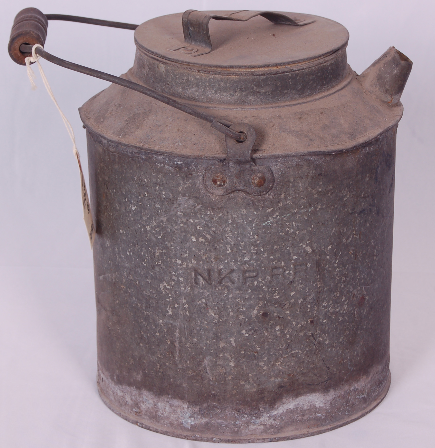 21 - Nickel Plate Railroad embossed water can thumbnail