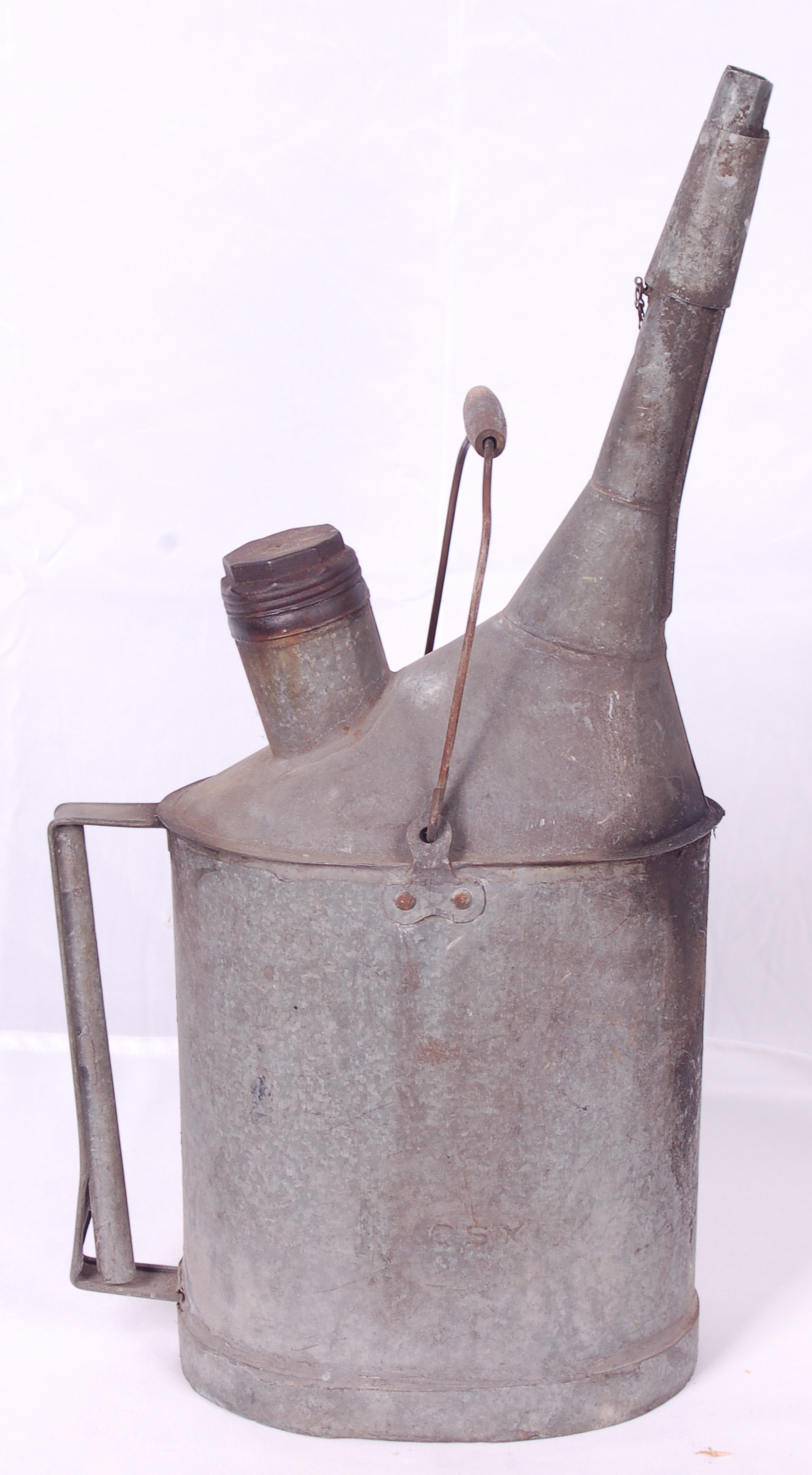 27 - Embossed CSX Railroad journal oil canister thumbnail