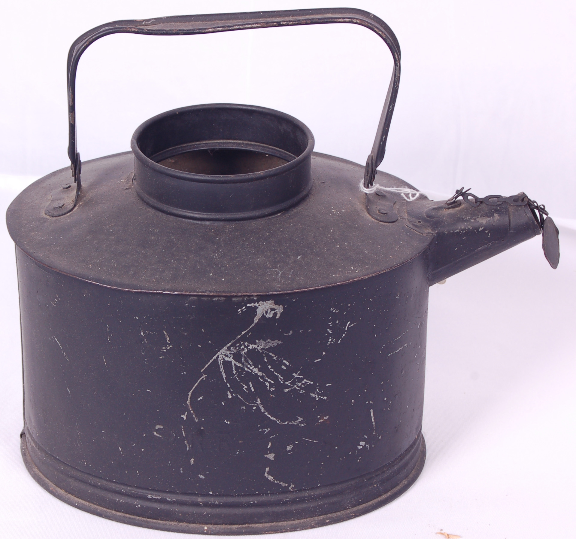 28 - Embossed Delaware Lackawanna and Western Railroad water can thumbnail