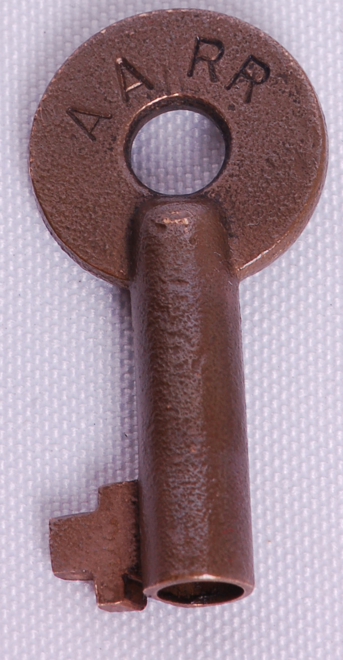 62 - Ann Arbor Railroad Switch Lock Key thumbnail