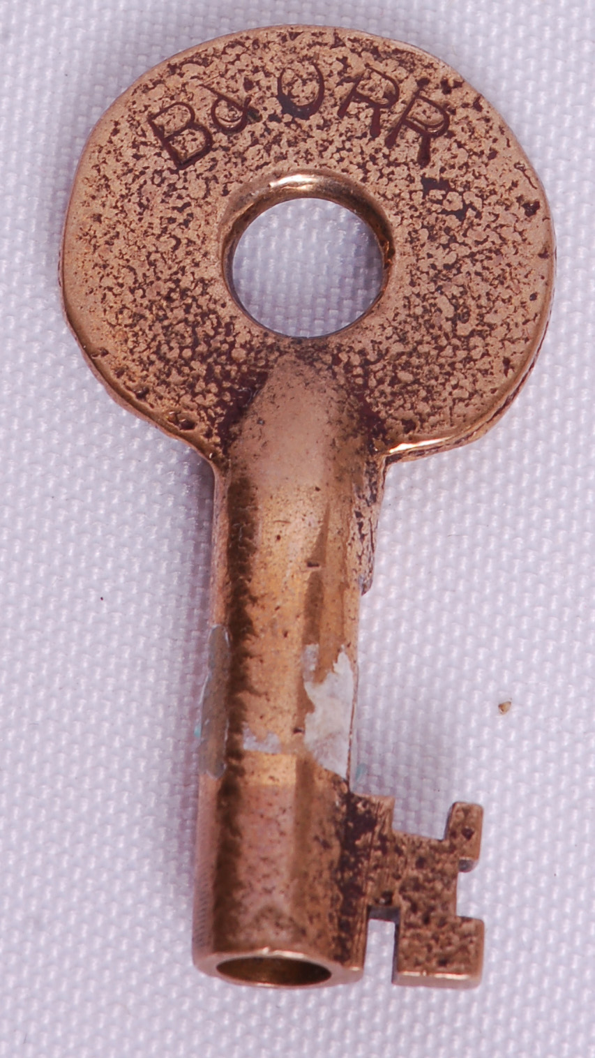 64 - Adlake Baltimore and Ohio Railroad Switch Lock Key thumbnail