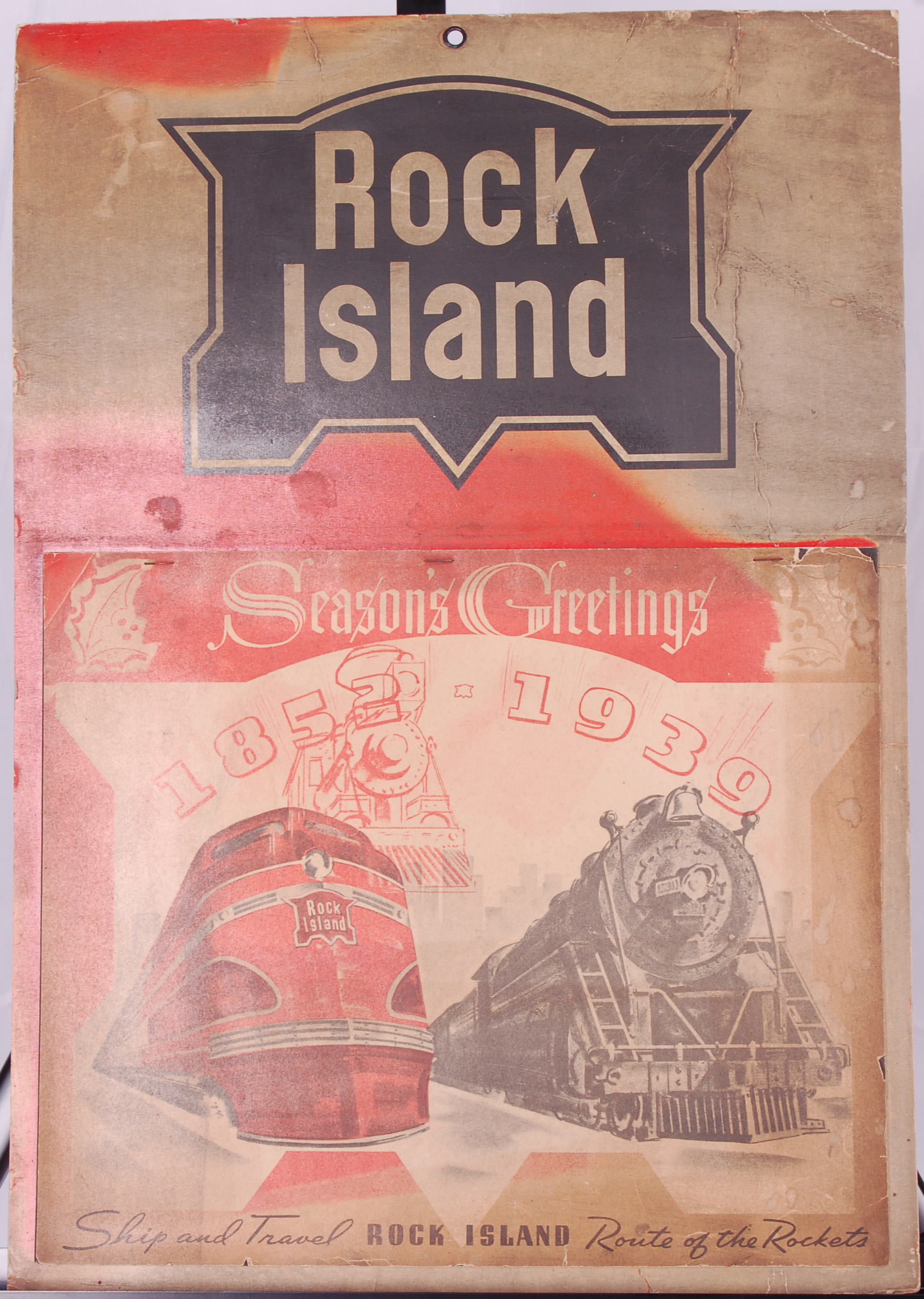 73 - Rock Island Railroad 1939 Unused Calendar thumbnail